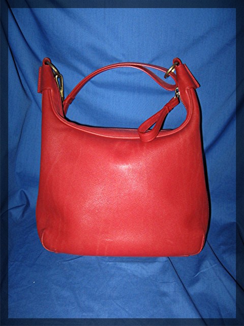 COACH Style Leather Red Bag Adjustable Strap China