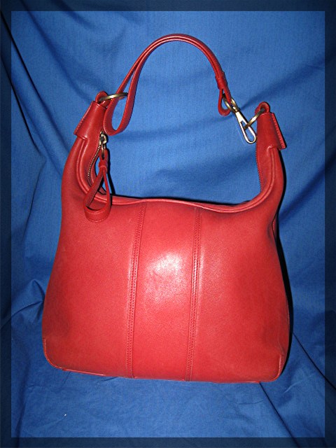 COACH Style Leather Red Bag Adjustable Strap China