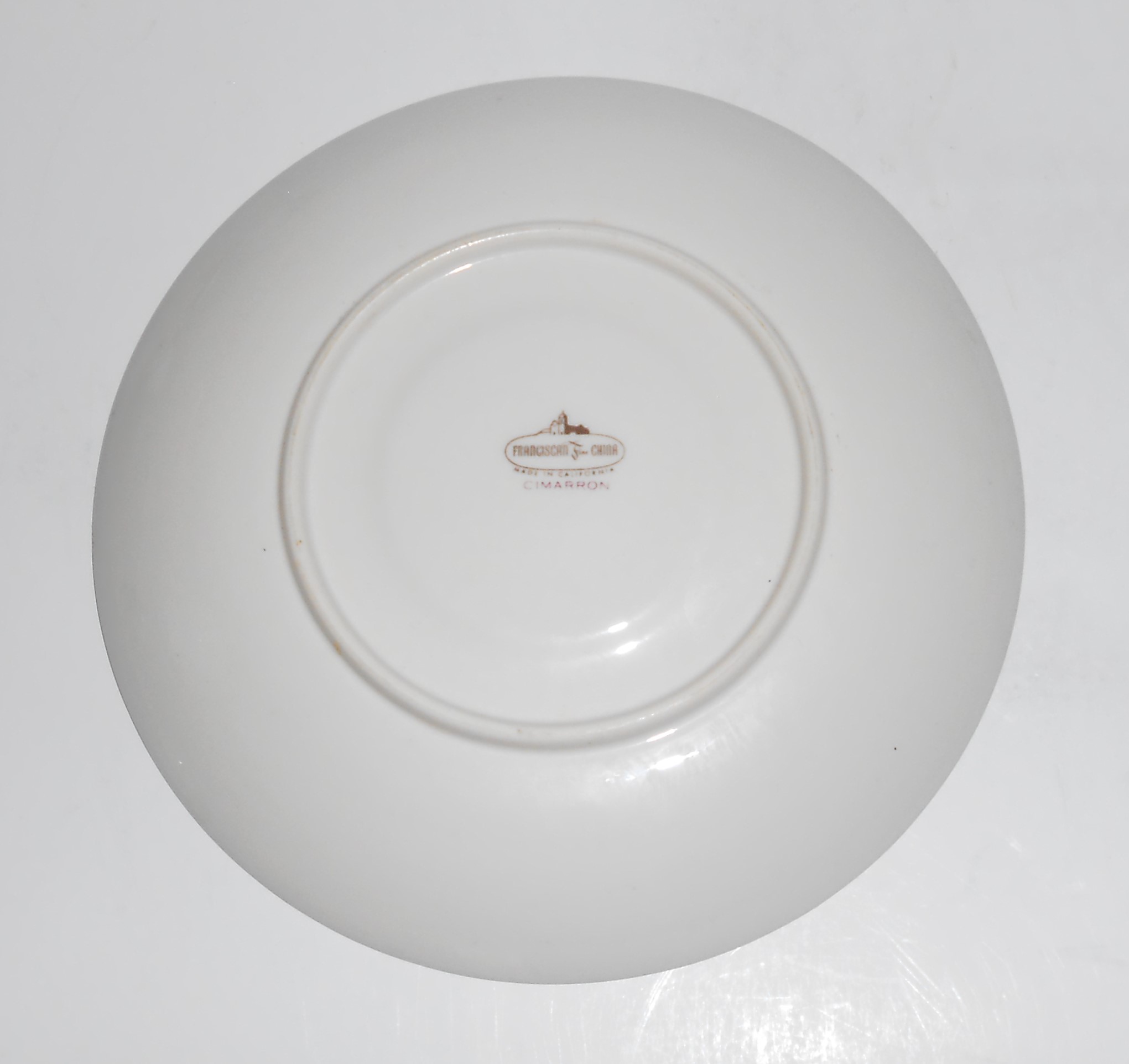 Franciscan Pottery Cimarron Fine China Saucer w/Delleen
