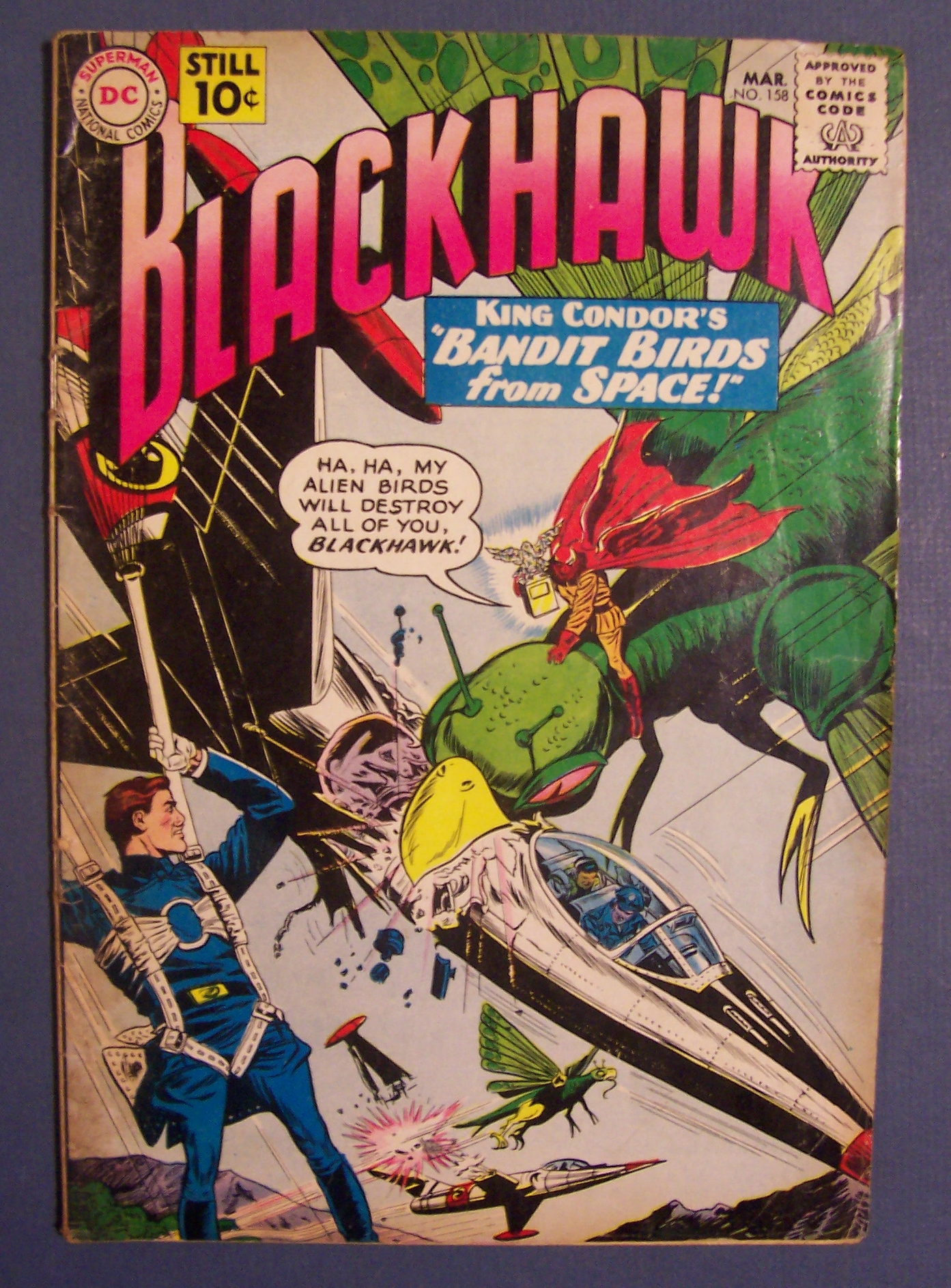 Blackhawk Comics # 158 - March 1961 DC Comics