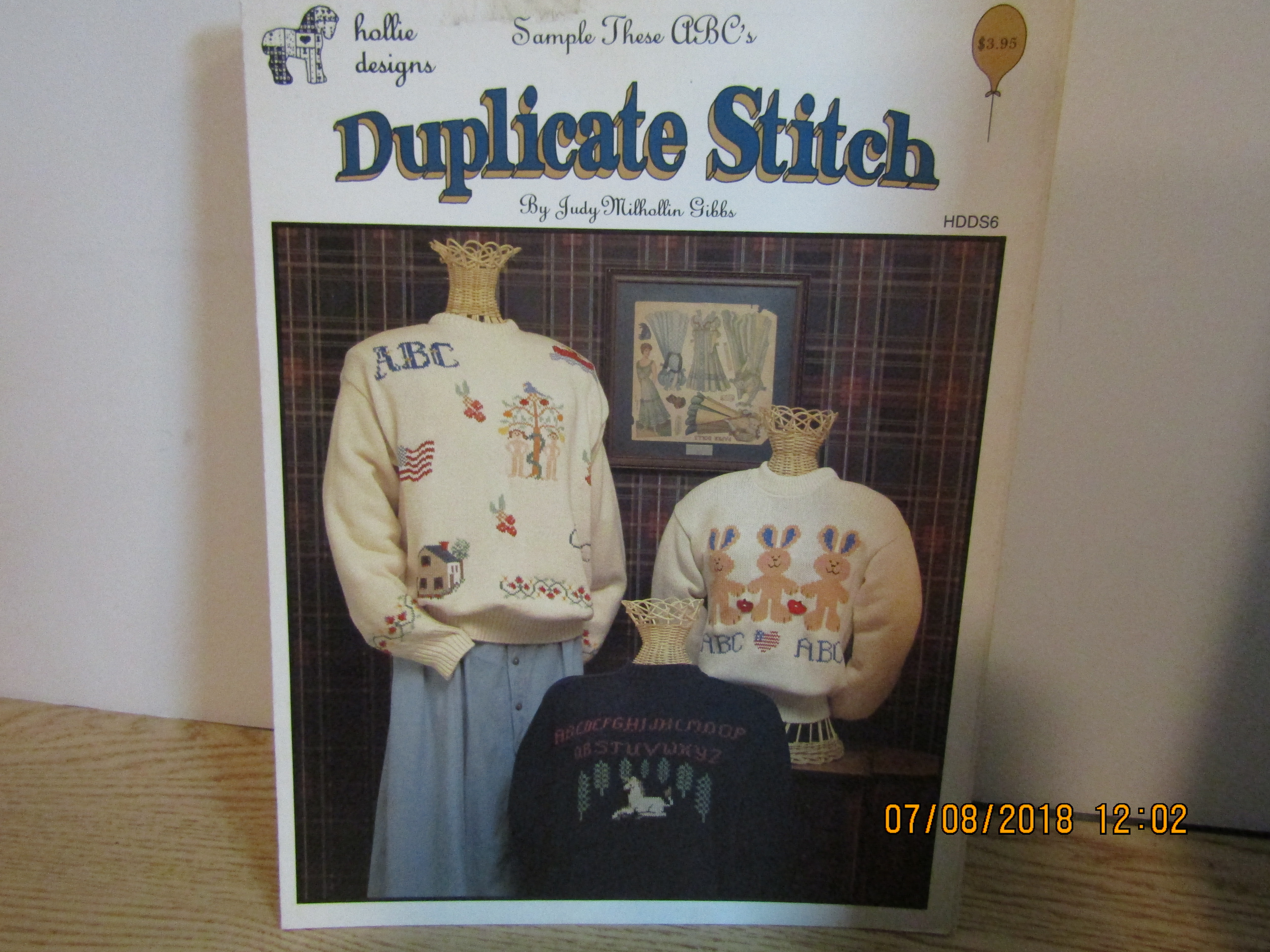 HollieDesigns Duplicate Stitch Sample These ABC's HDDS6