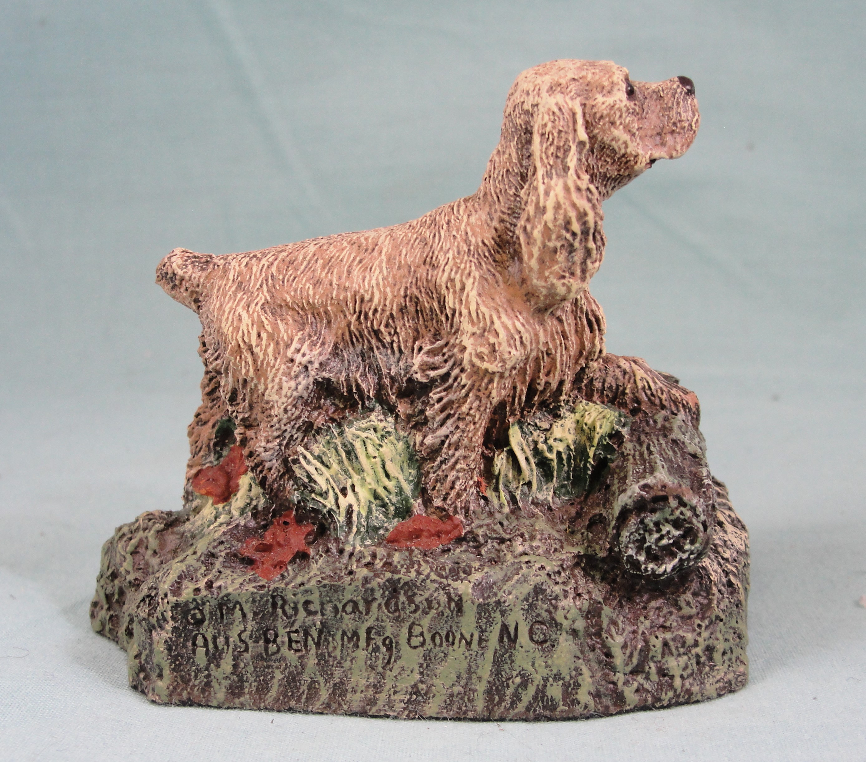 Aus-Ben Cold Cast Bronze Blonde Cocker Spaniel