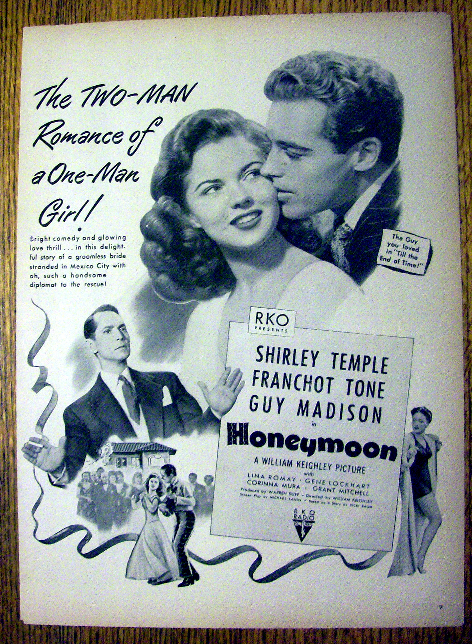 1947 Honeymoon with Shirley Temple