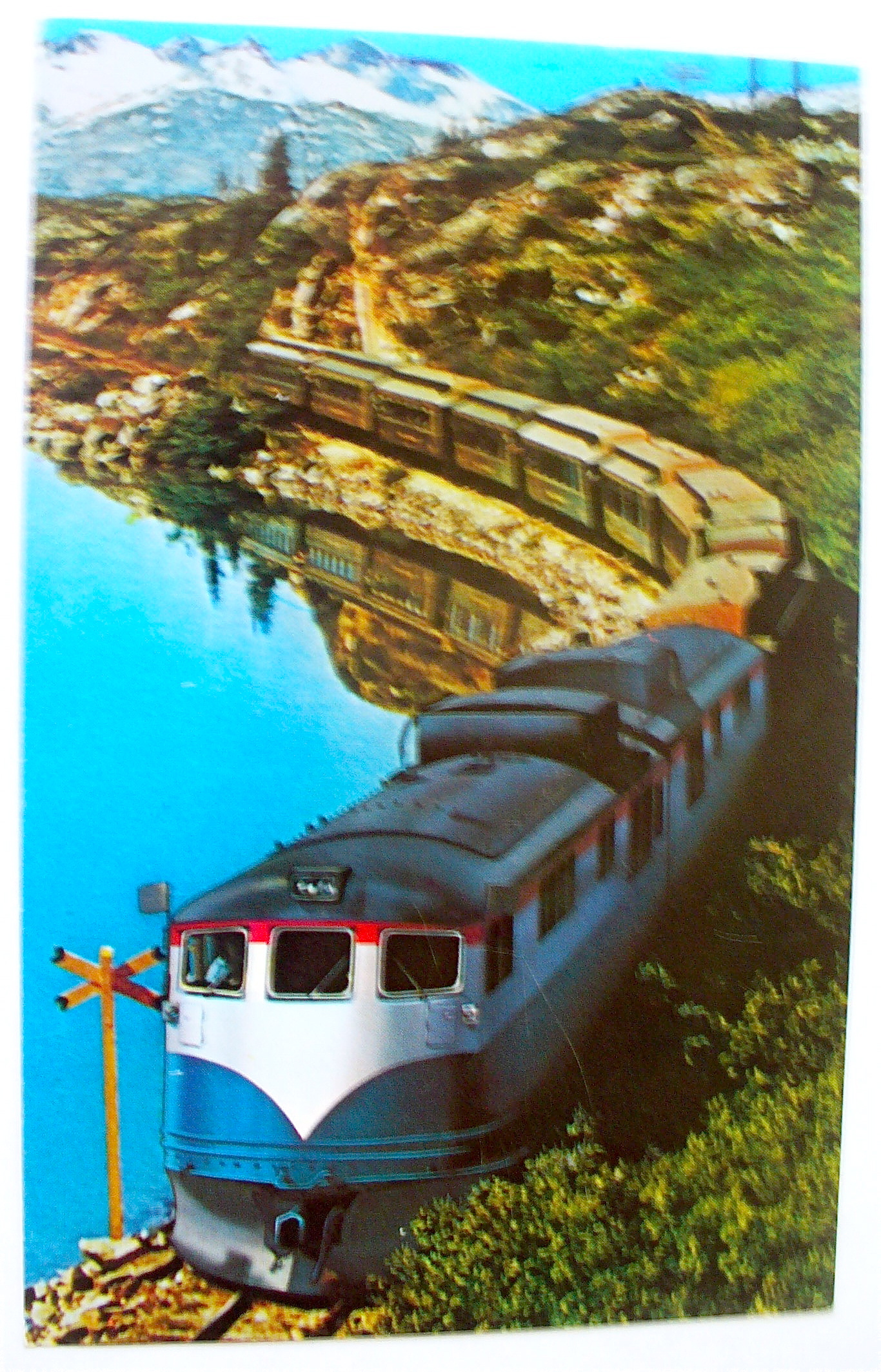 The White Train Pass Postcard