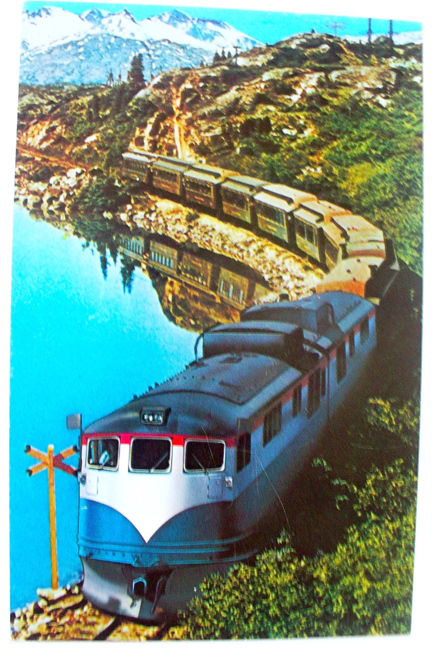 The White Train Pass Postcard