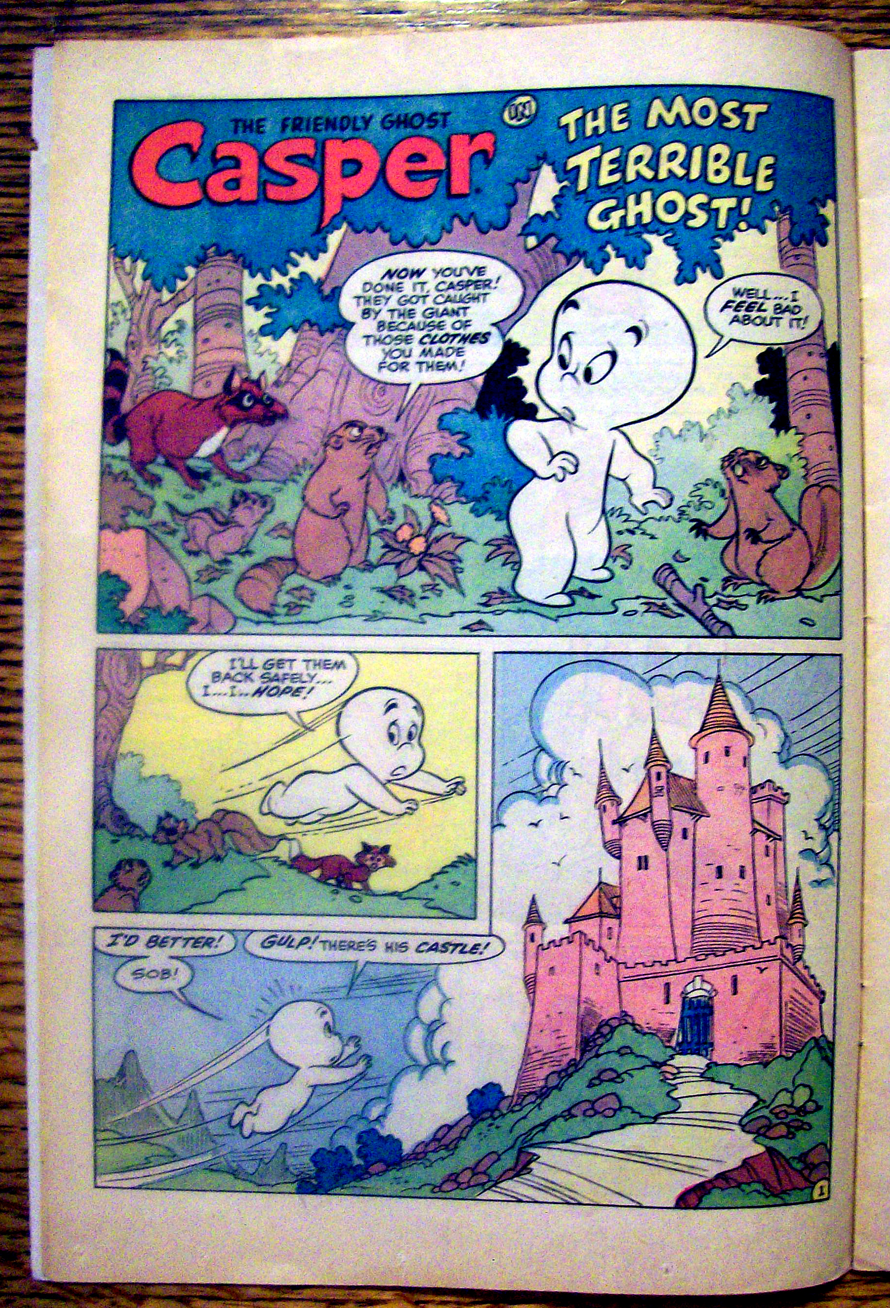 Casper The Friendly Ghost Comic #144-August 1970