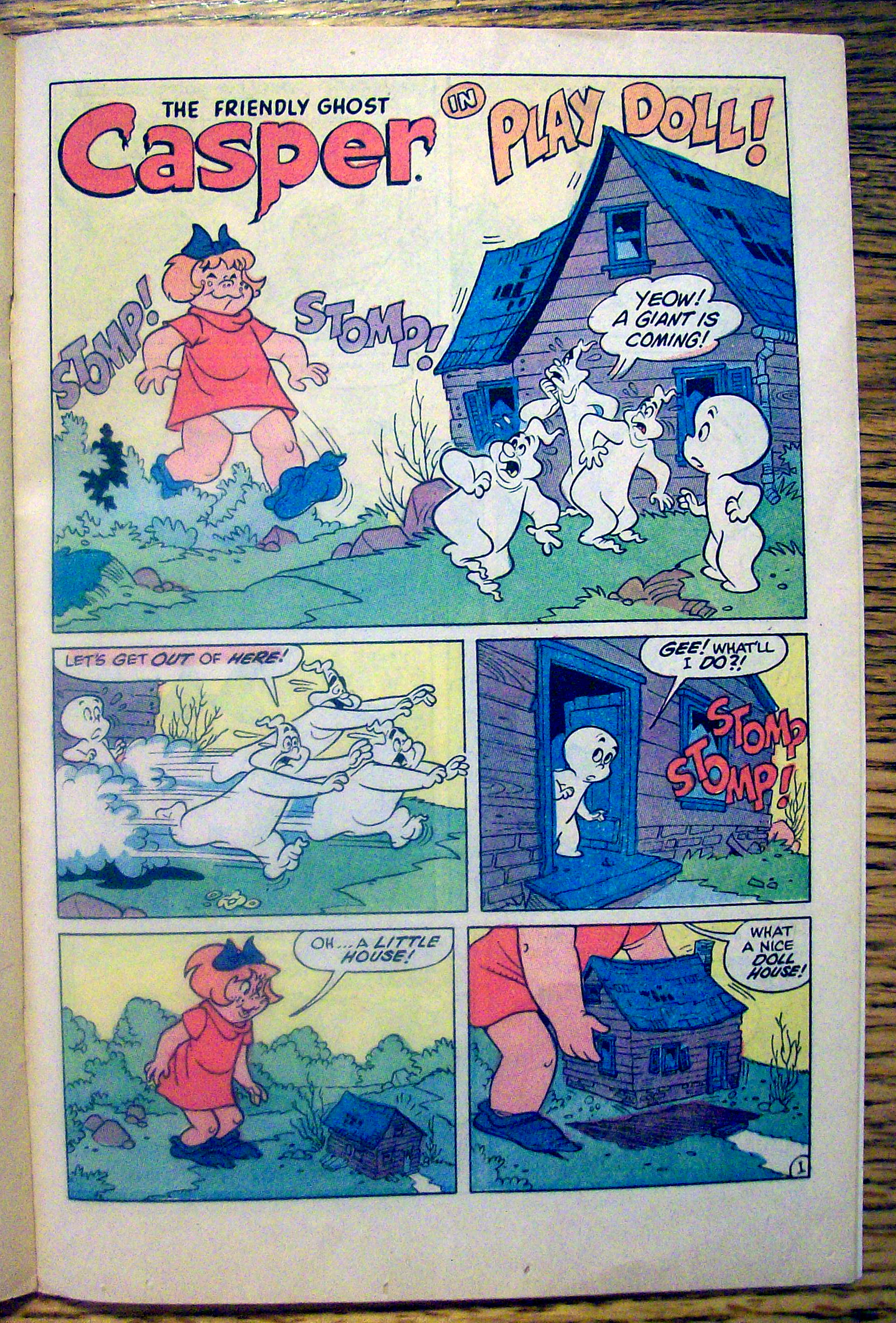 Casper The Friendly Ghost Comic #144-August 1970