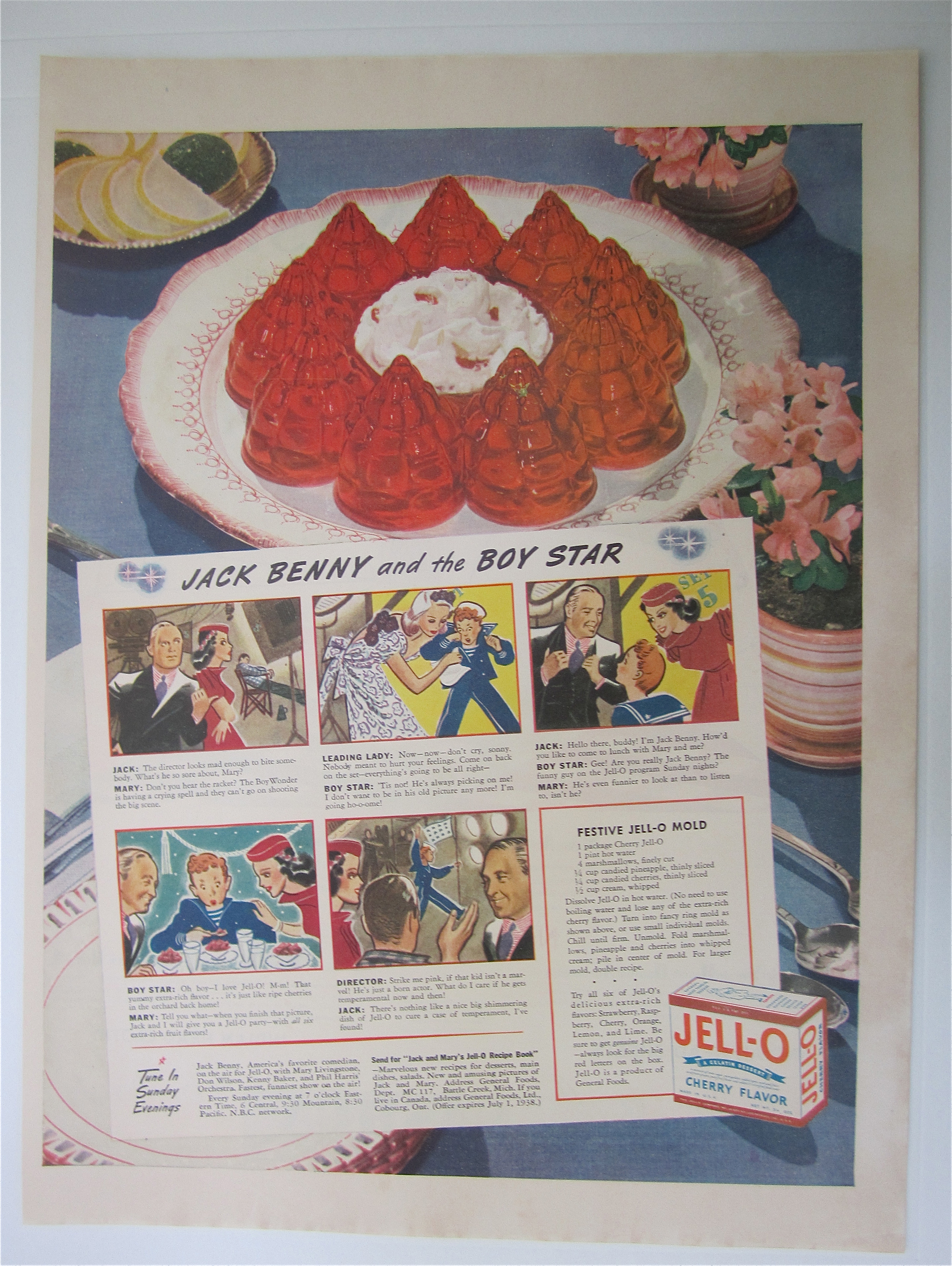 1937 Jell-O with Jack Benny & The Boy Star