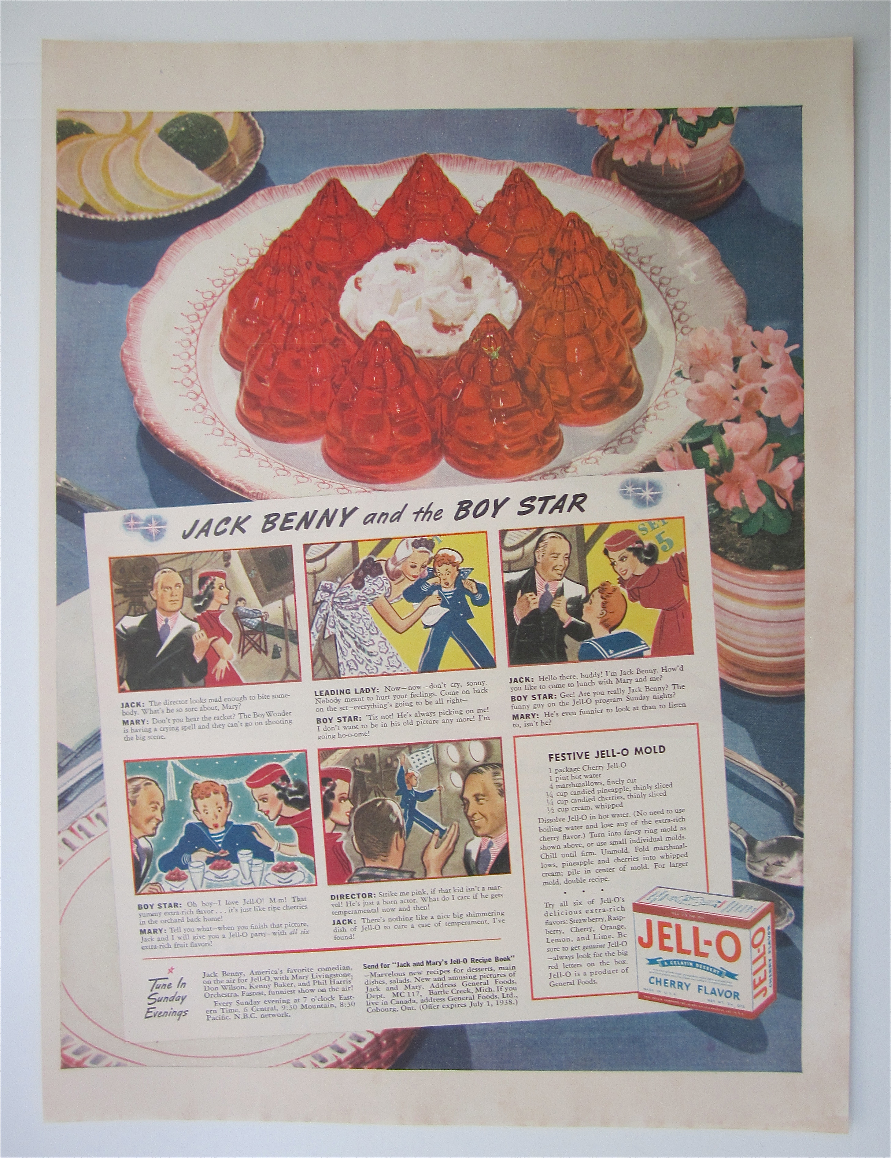 1937  Jell-O with Jack Benny & The Boy Star