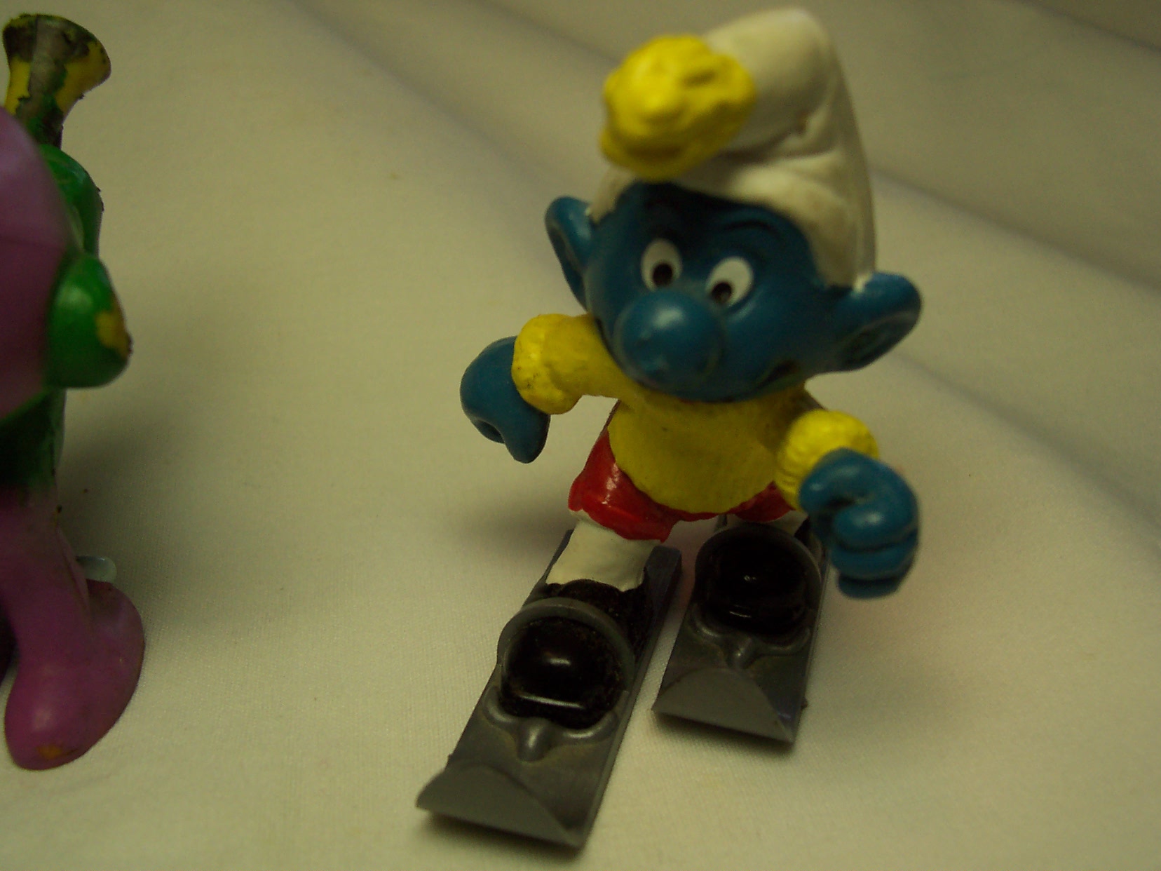 Smurf Toy Figure Lot of 3 1978 Peyo