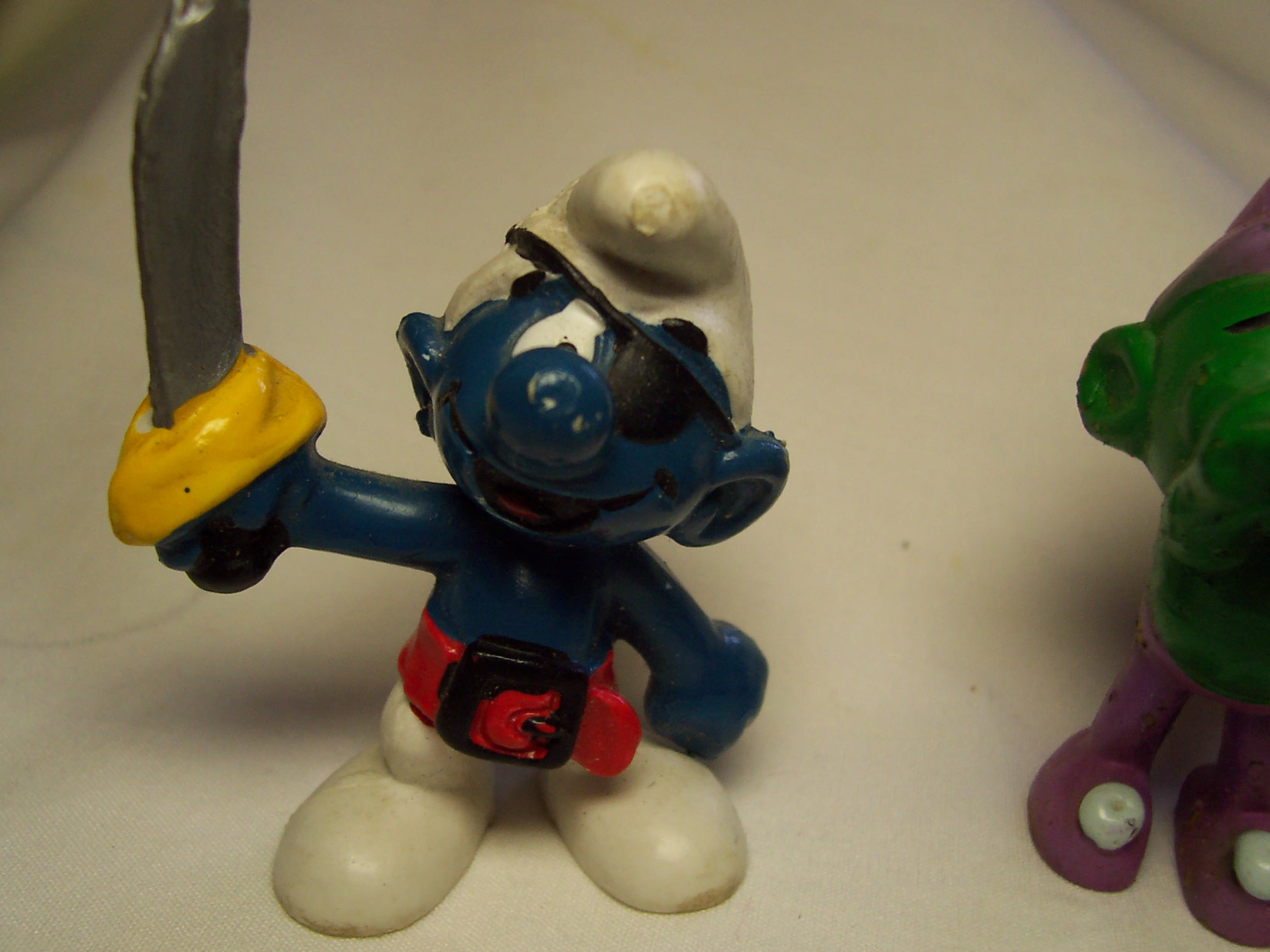 Smurf Toy Figure Lot of 3 1978 Peyo