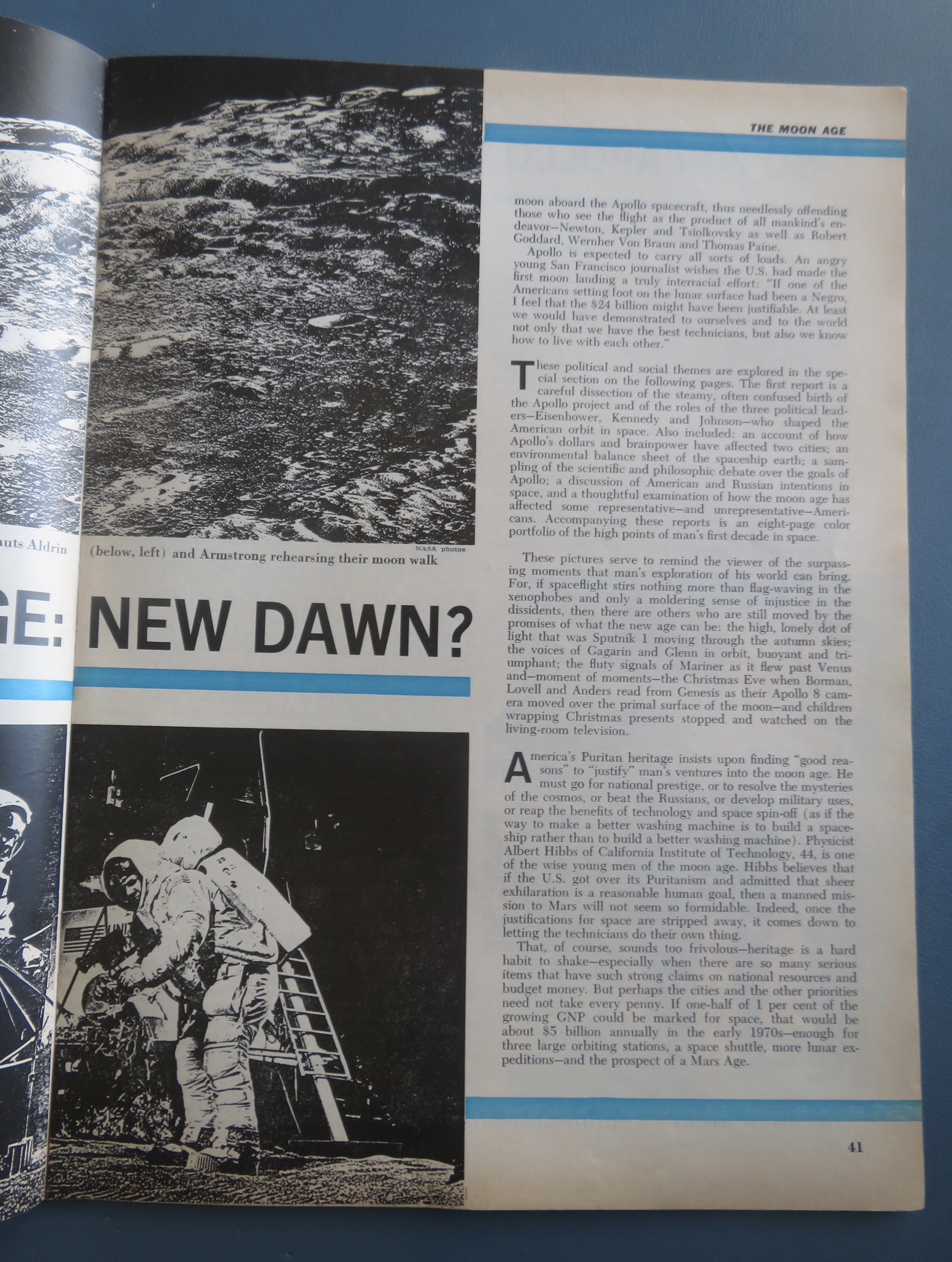 Newsweek Magazine July 7, 1969 The Moon Age