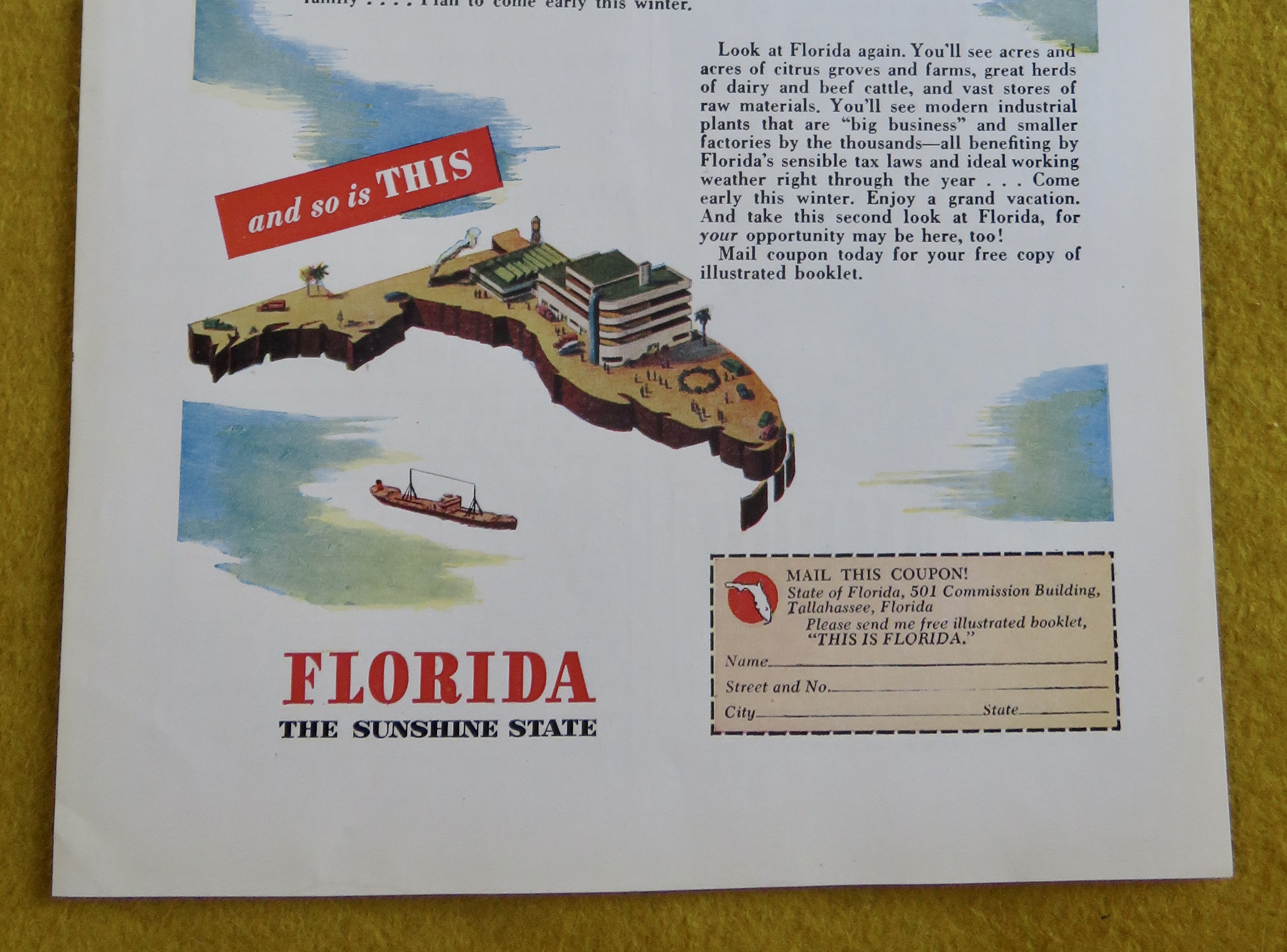 1946 Florida with Look Twice At Florida