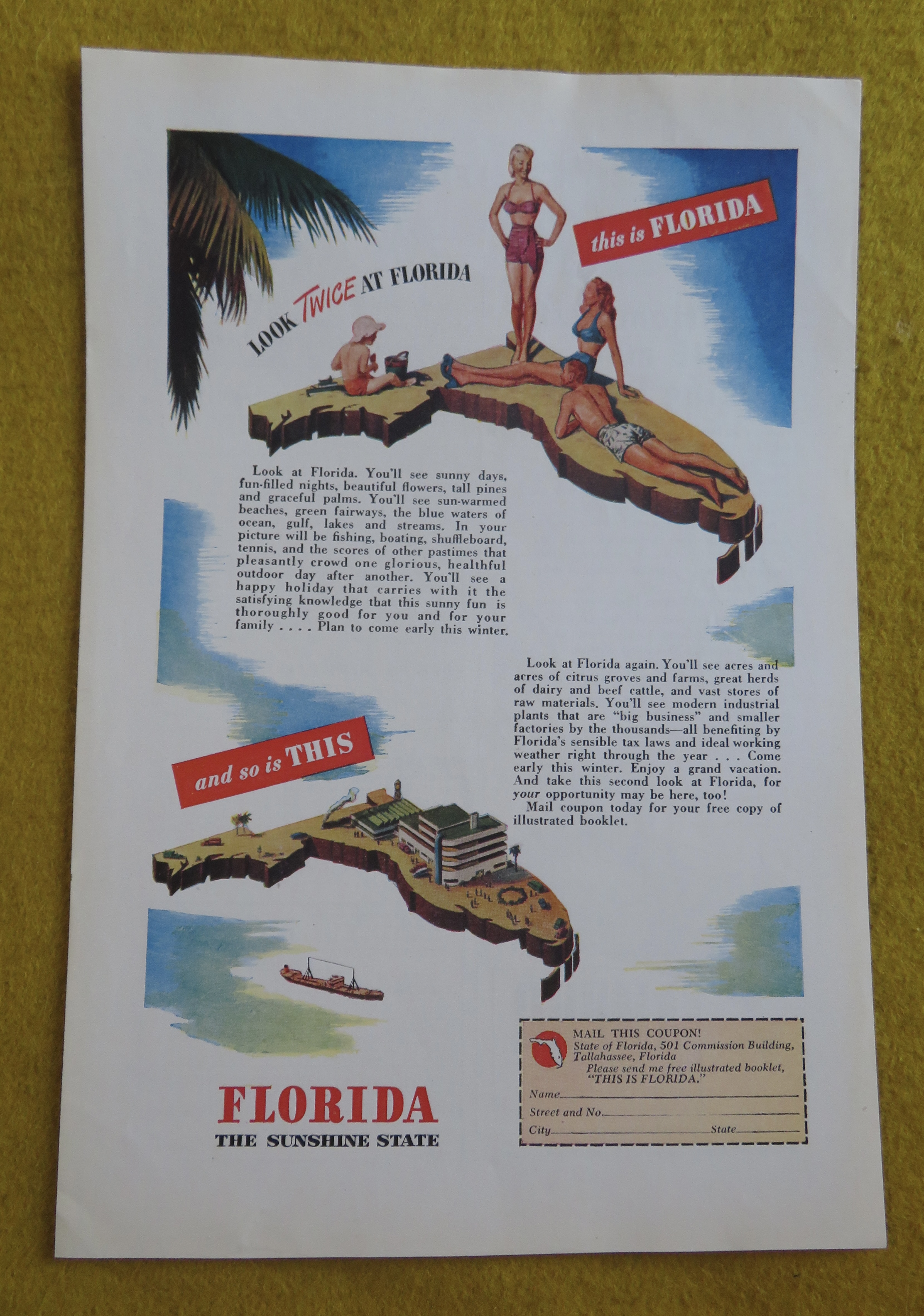 1946 Florida with Look Twice At Florida
