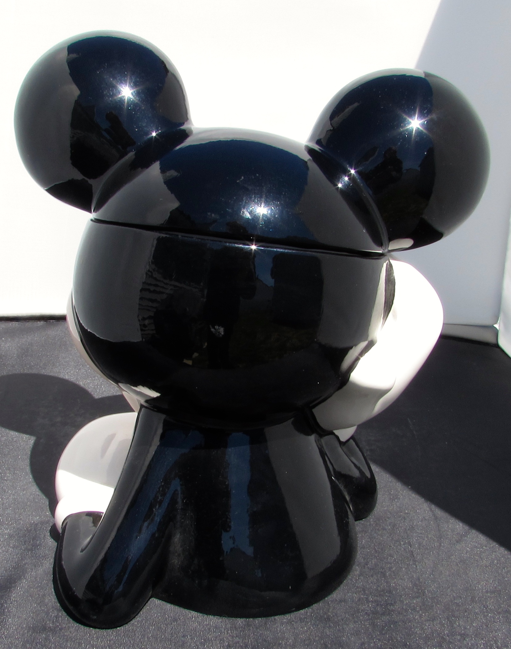 Mickey Mouse Head Cookie Jar Disney