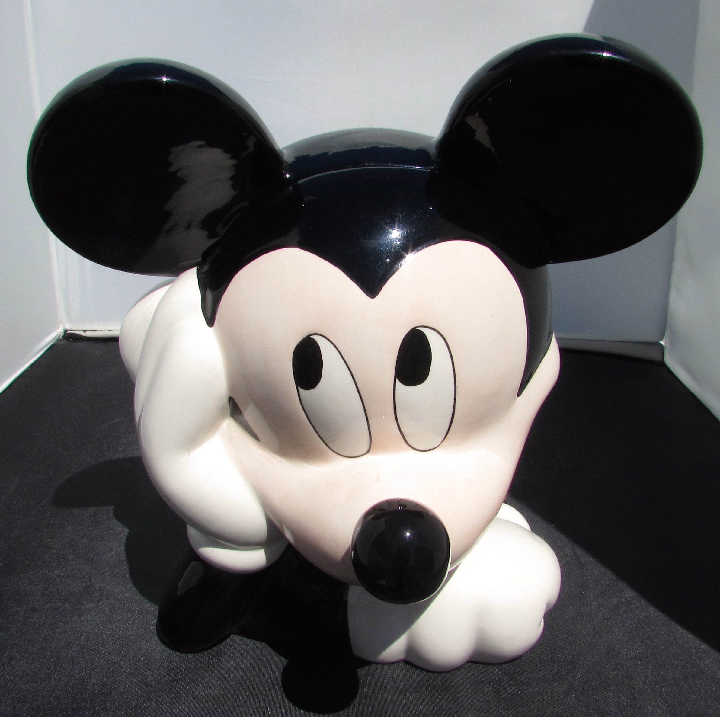 Mickey Mouse Head Cookie Jar Disney