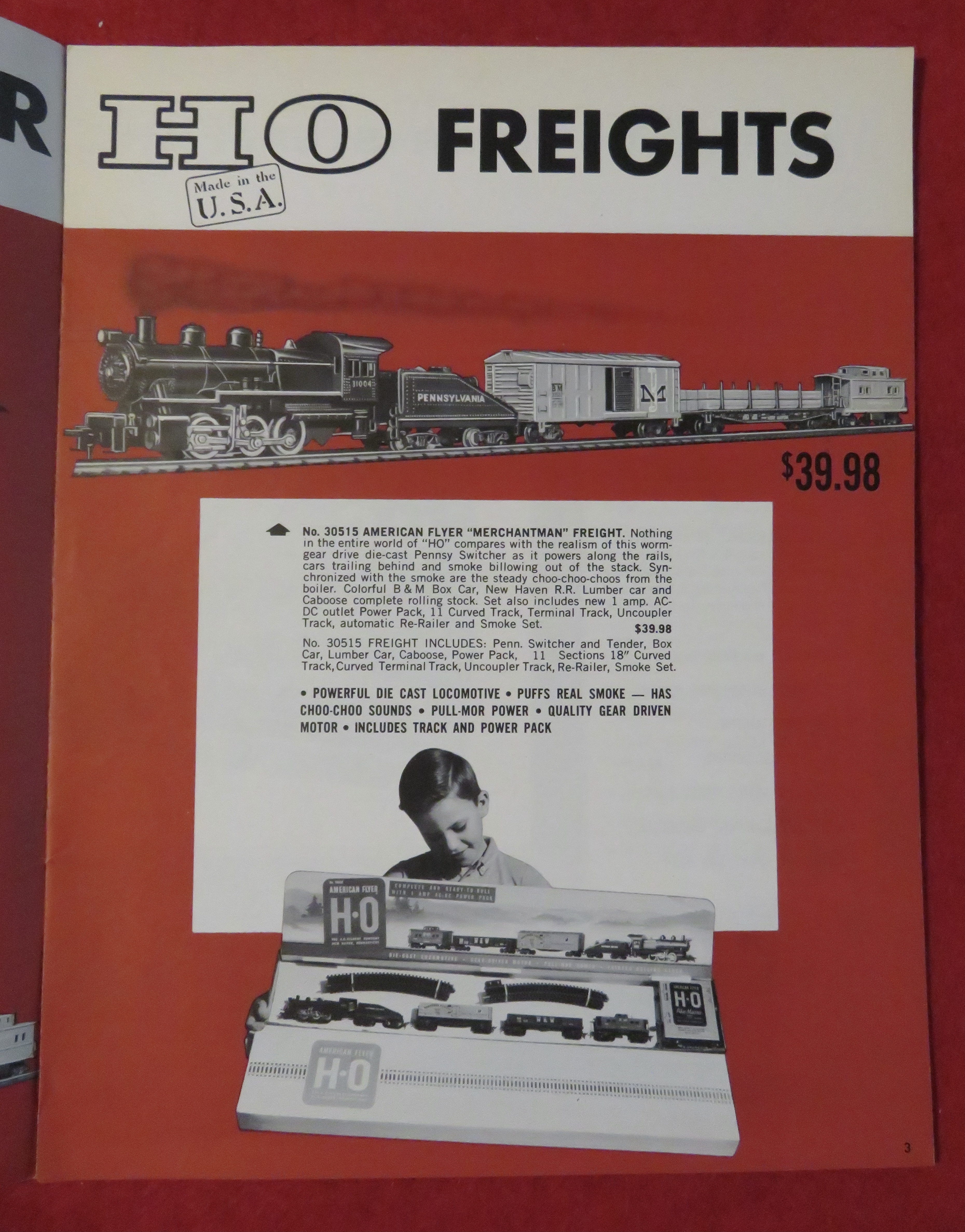 American Flyer Model Railroad Train Catalog 1960