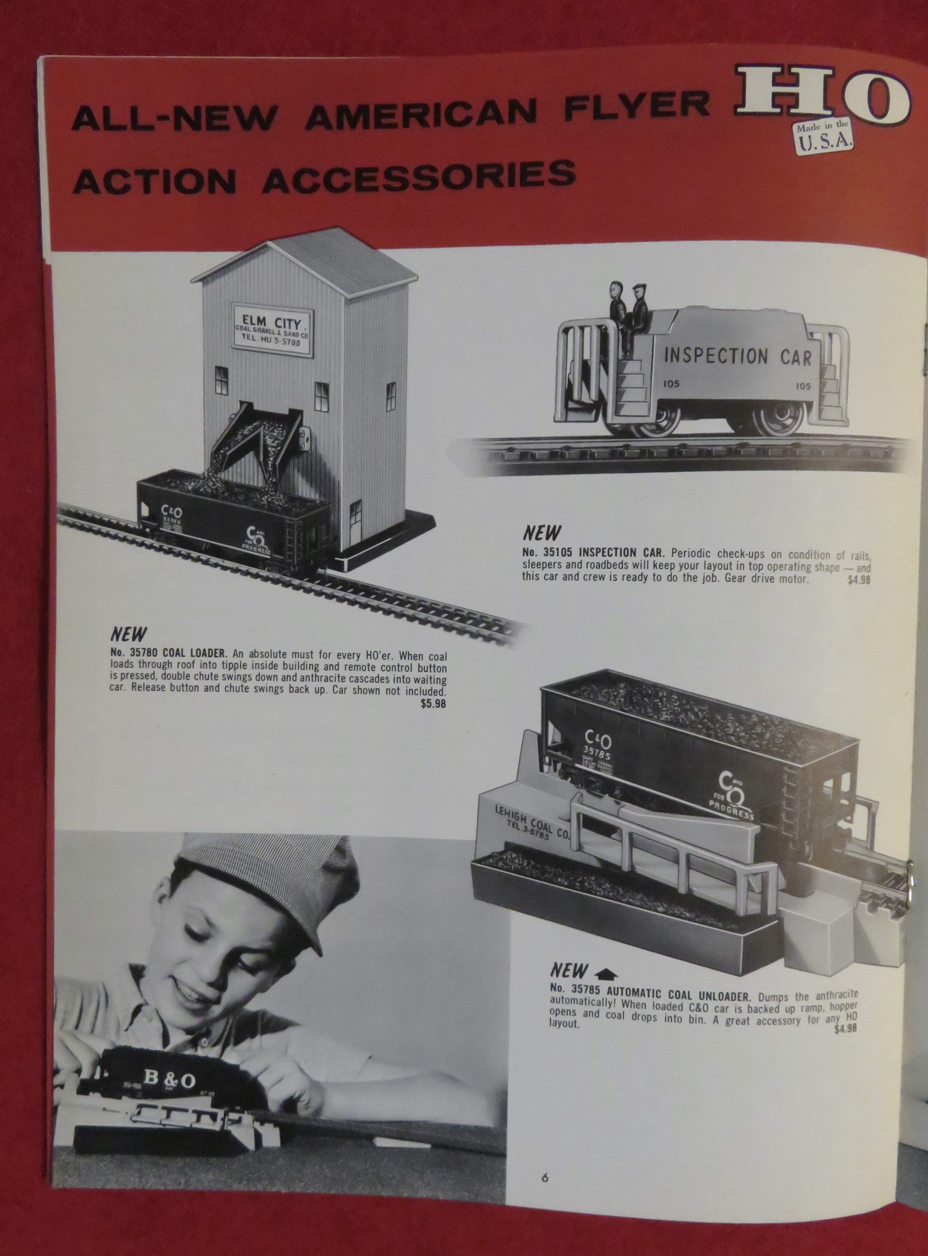 American Flyer Model Railroad Train Catalog 1960