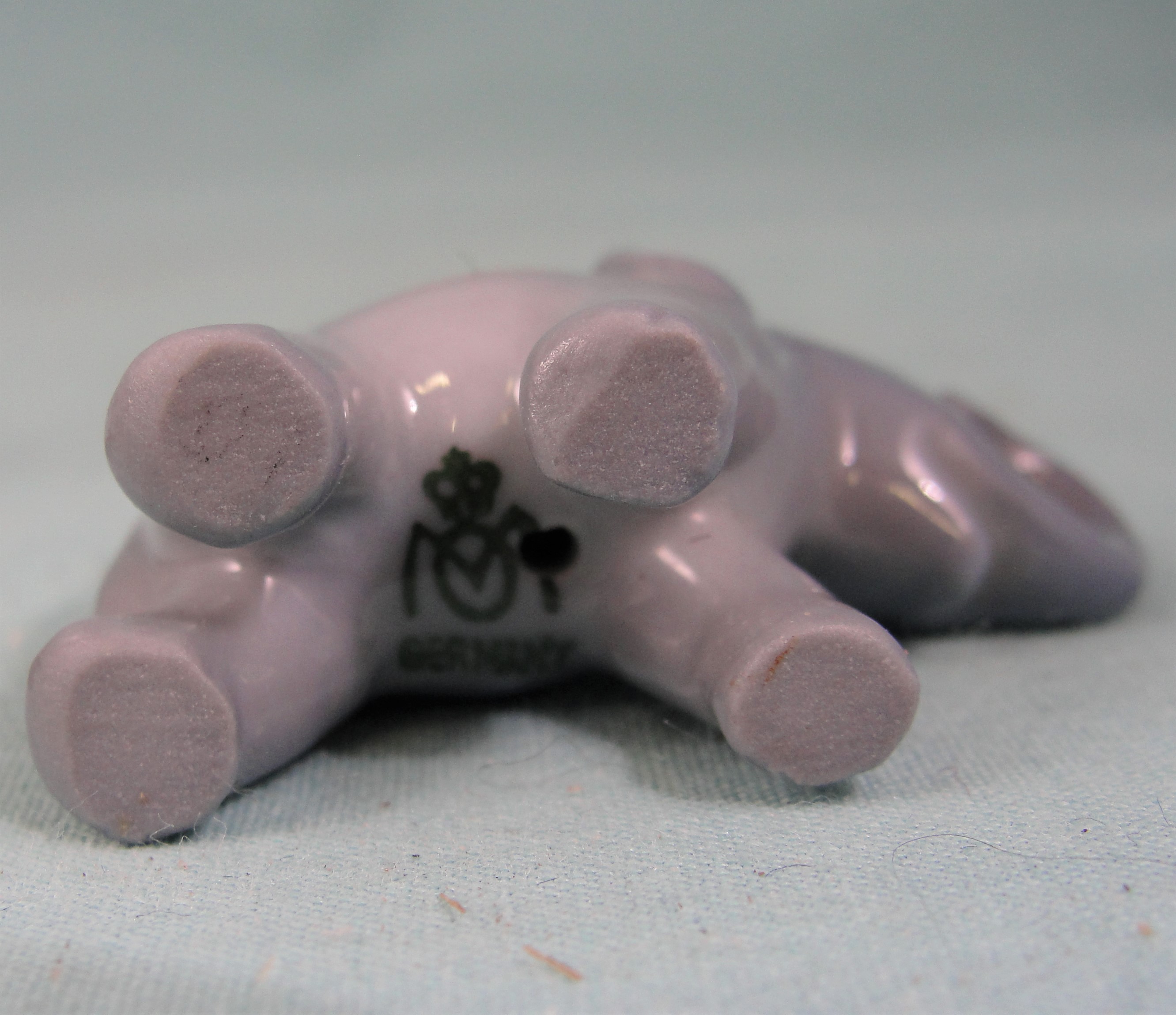 Metzler & Ortloff Porcelain Miniature Elephant