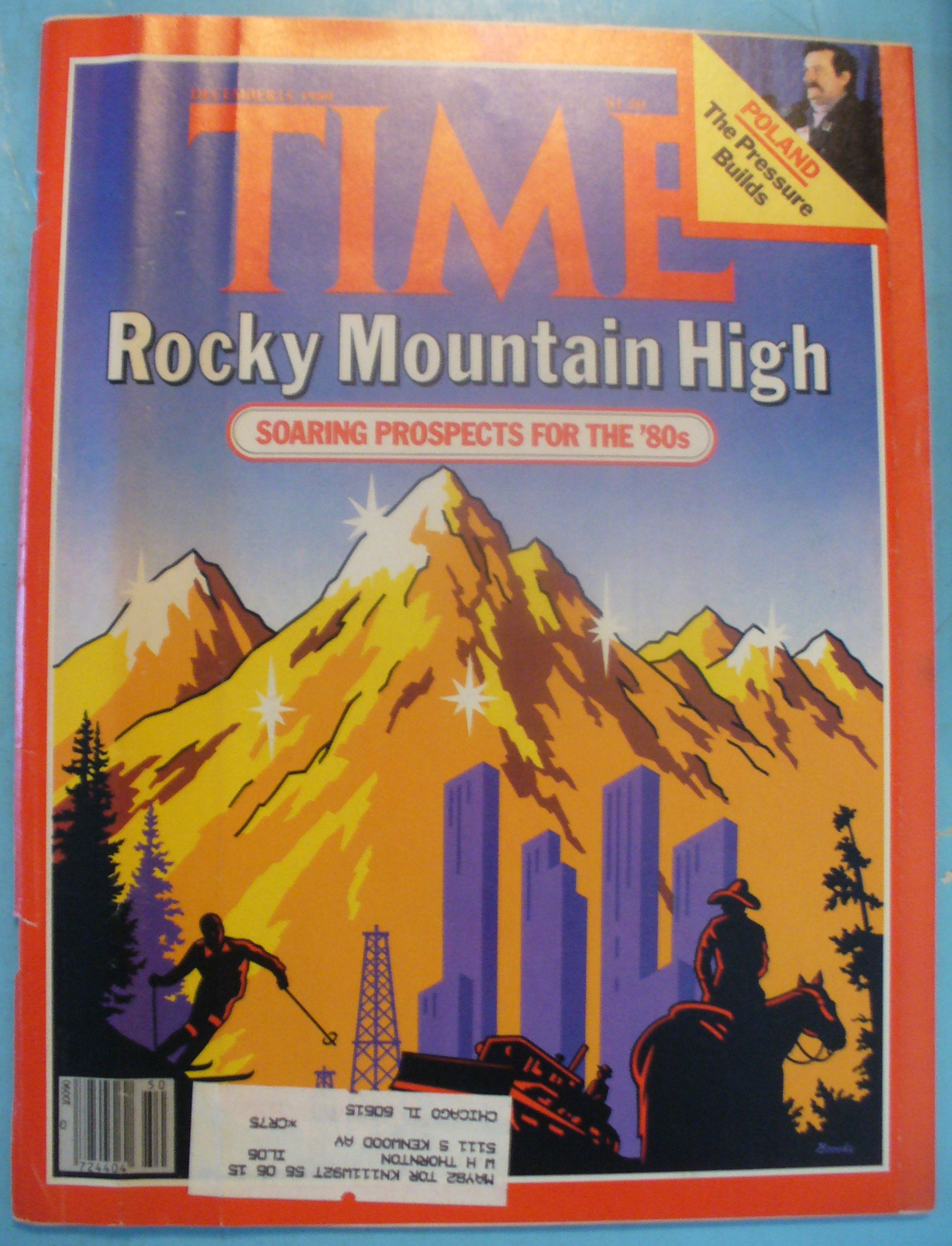 Time Magazine - December 15, 1980 Rocky Mountain High
