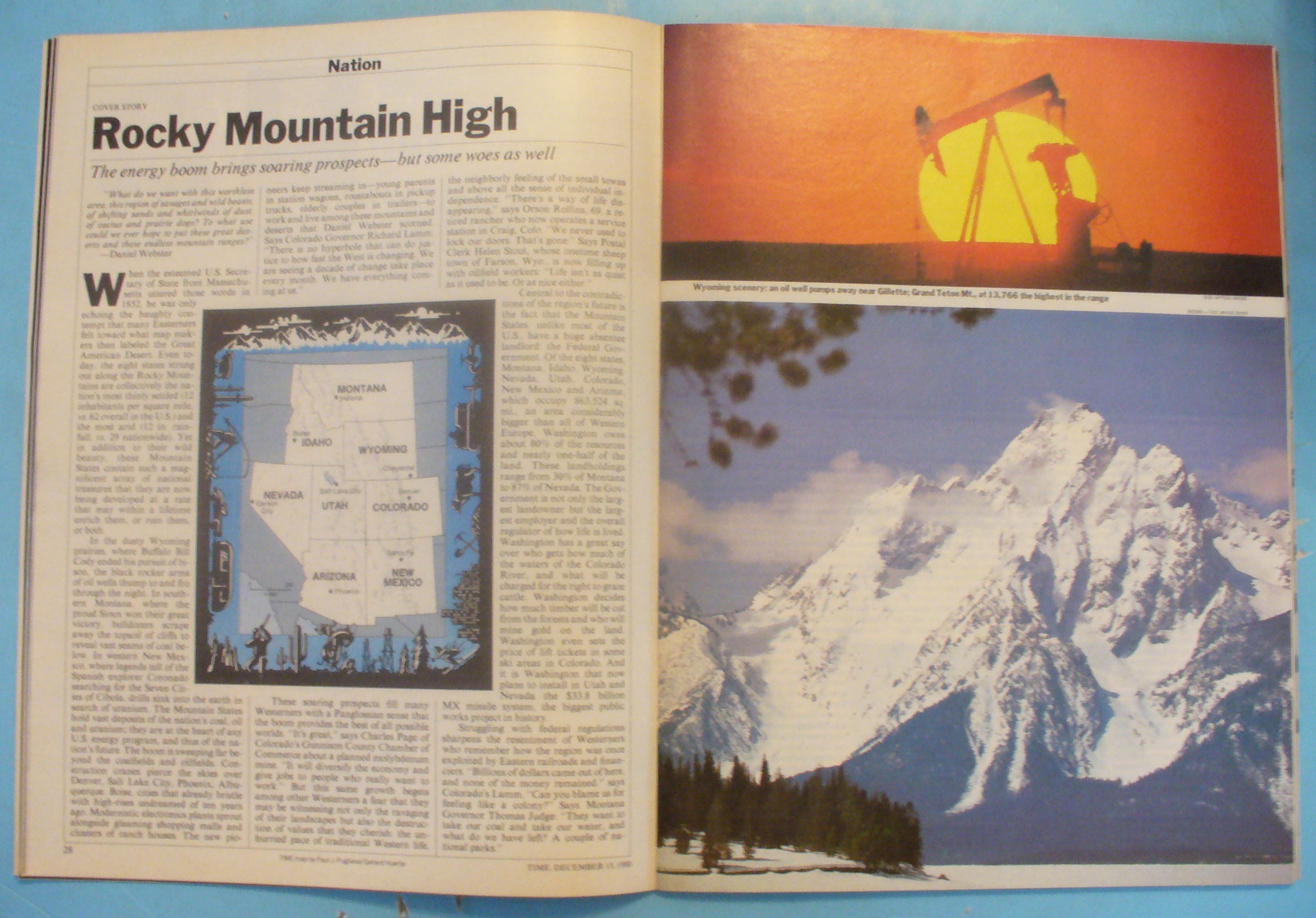 Time Magazine - December 15, 1980 Rocky Mountain High