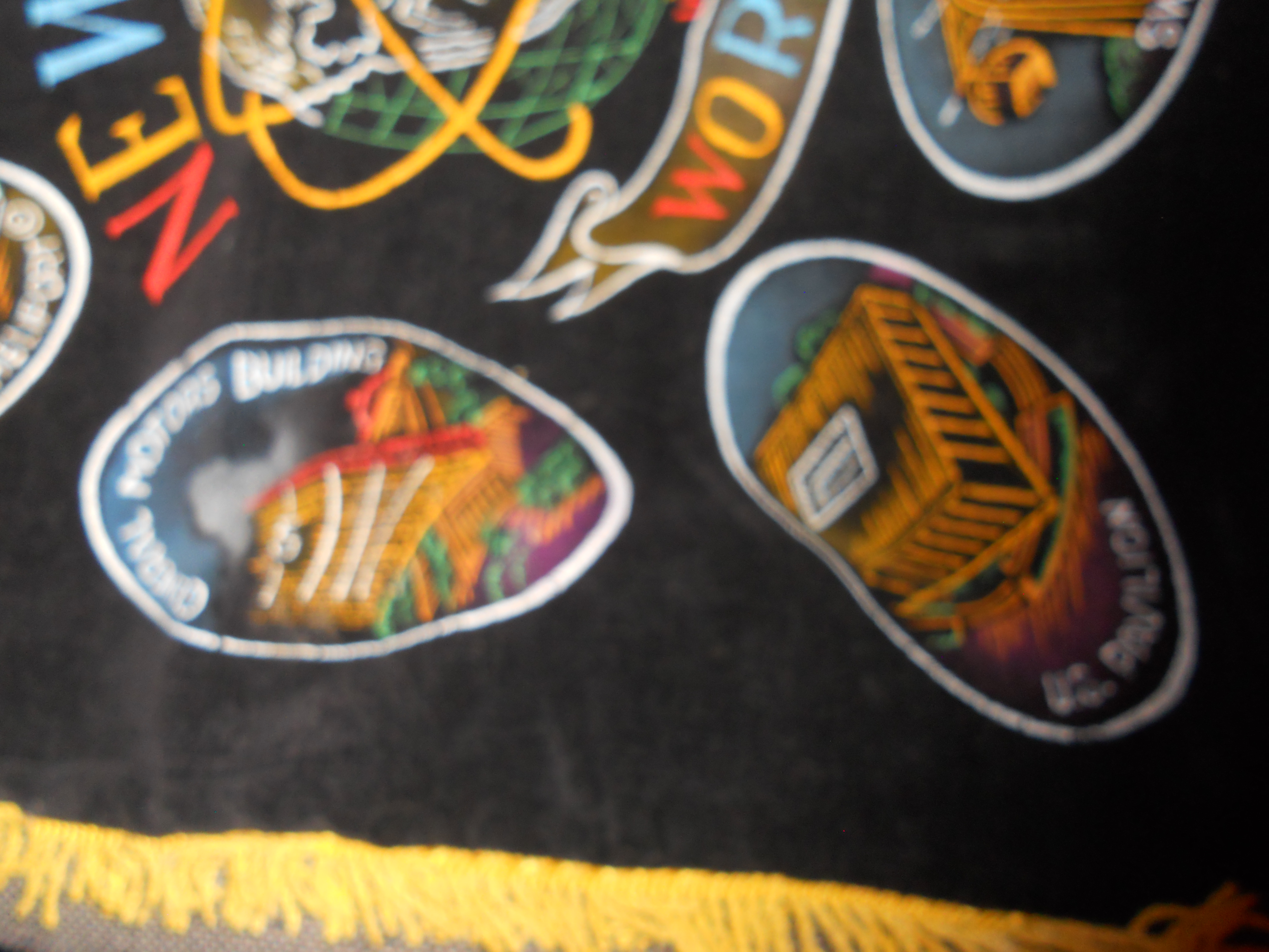 World's Fair Pillow Cover United States Steel