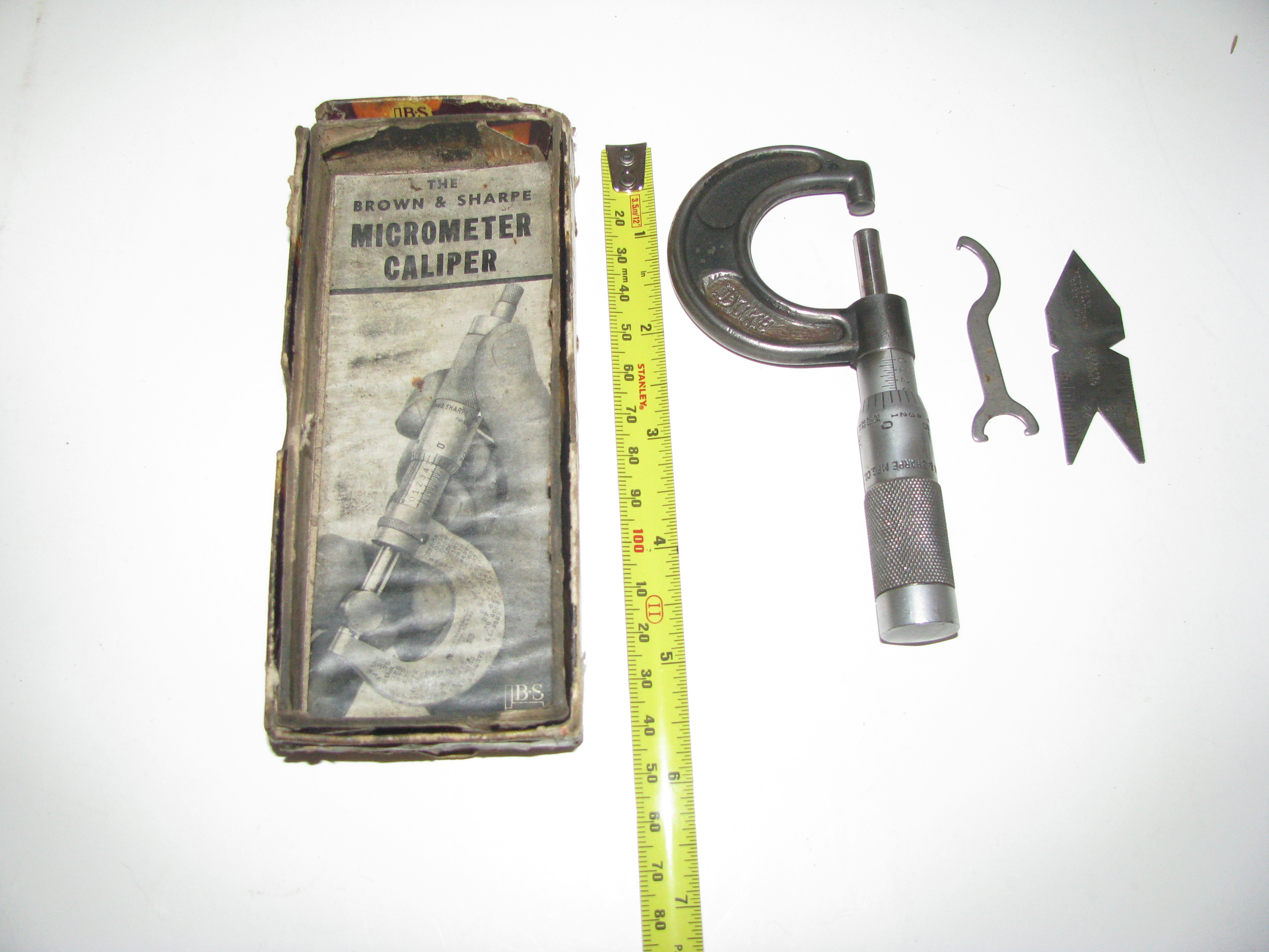 Vintage Brown & Sharp Micrometer Caliper