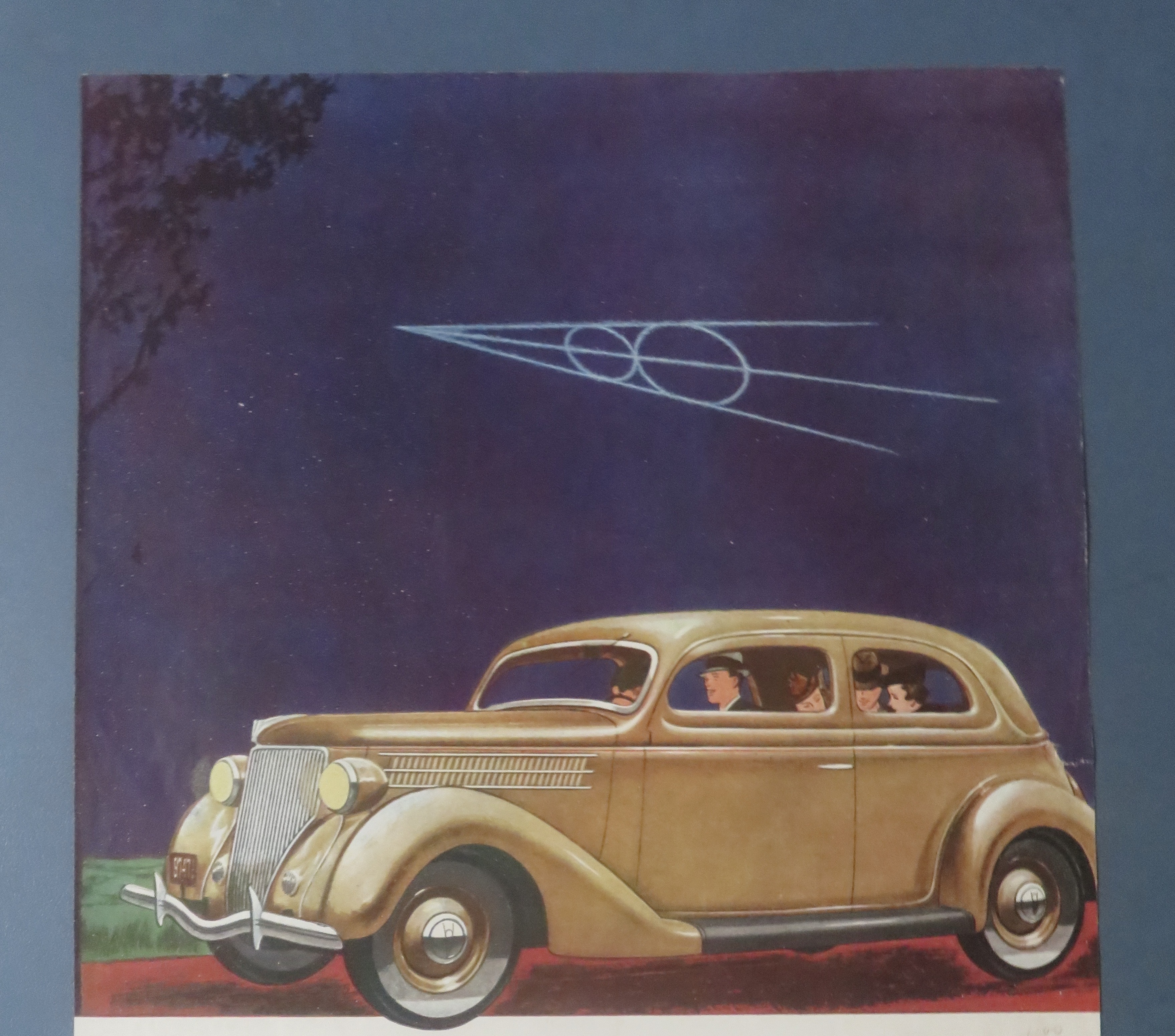 1936 Ford Automobile with the New Ford V - 8