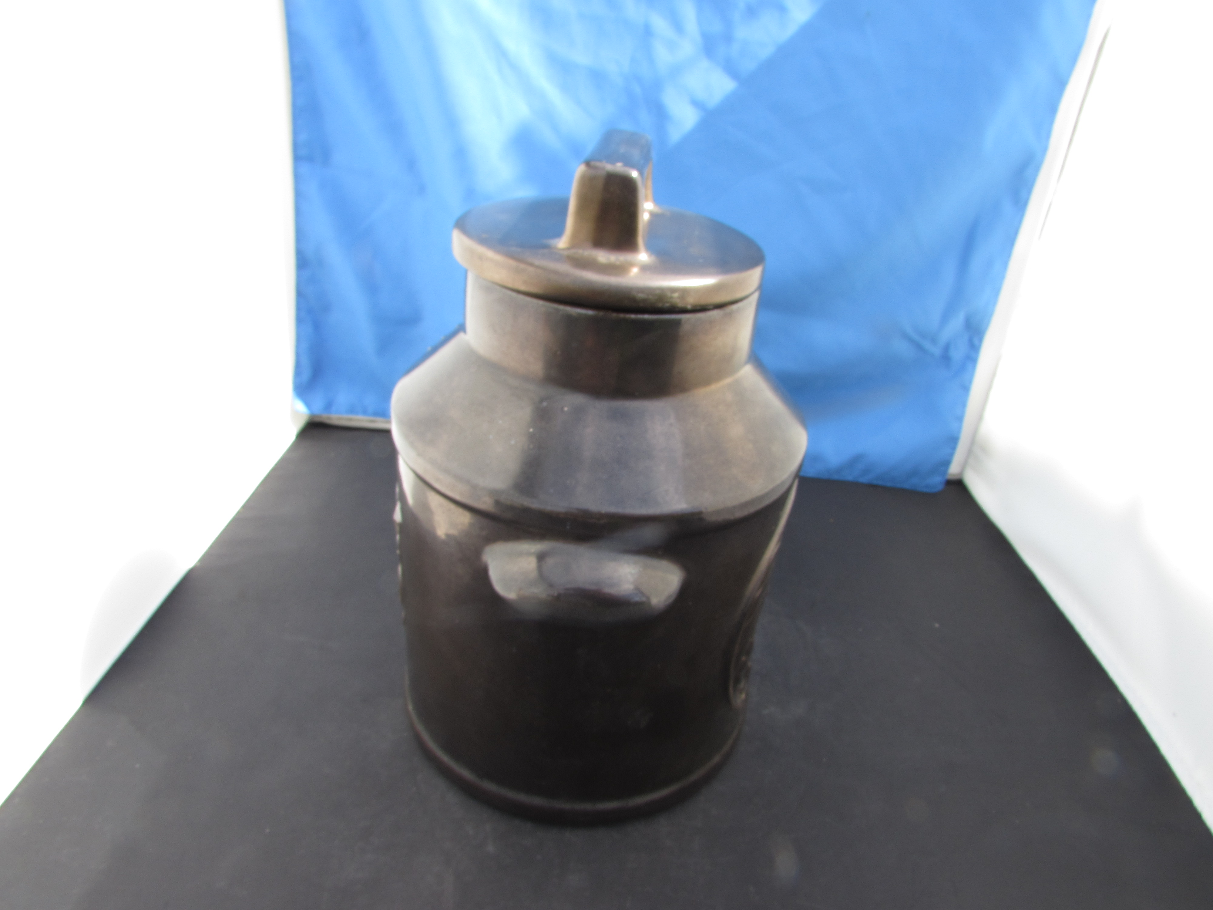 McCoy Bronze Luster Milk Can Cookie Jar Spirit of 76