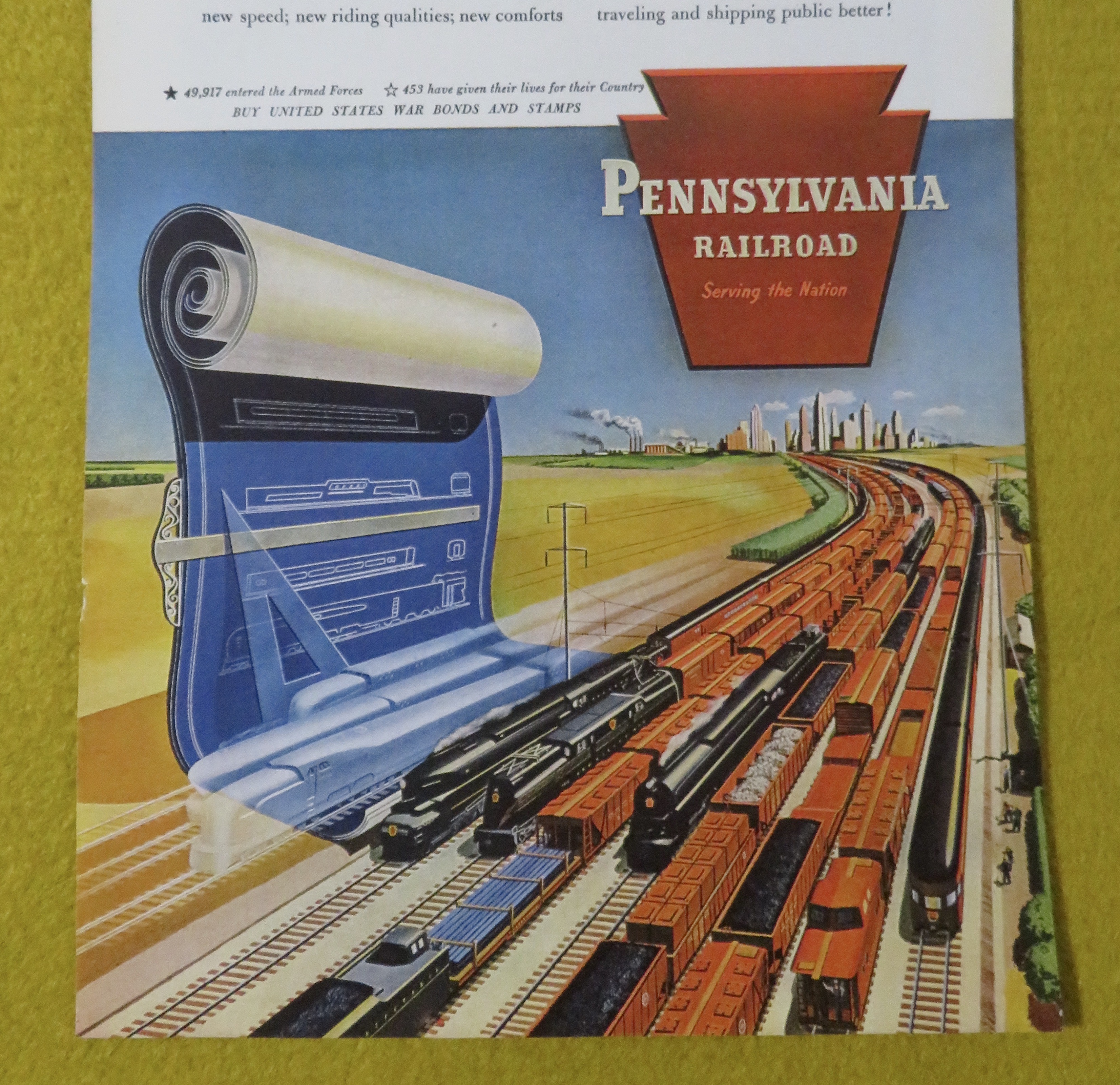 1945 Pennsylvania Railroad with Eyes On Tomorrow