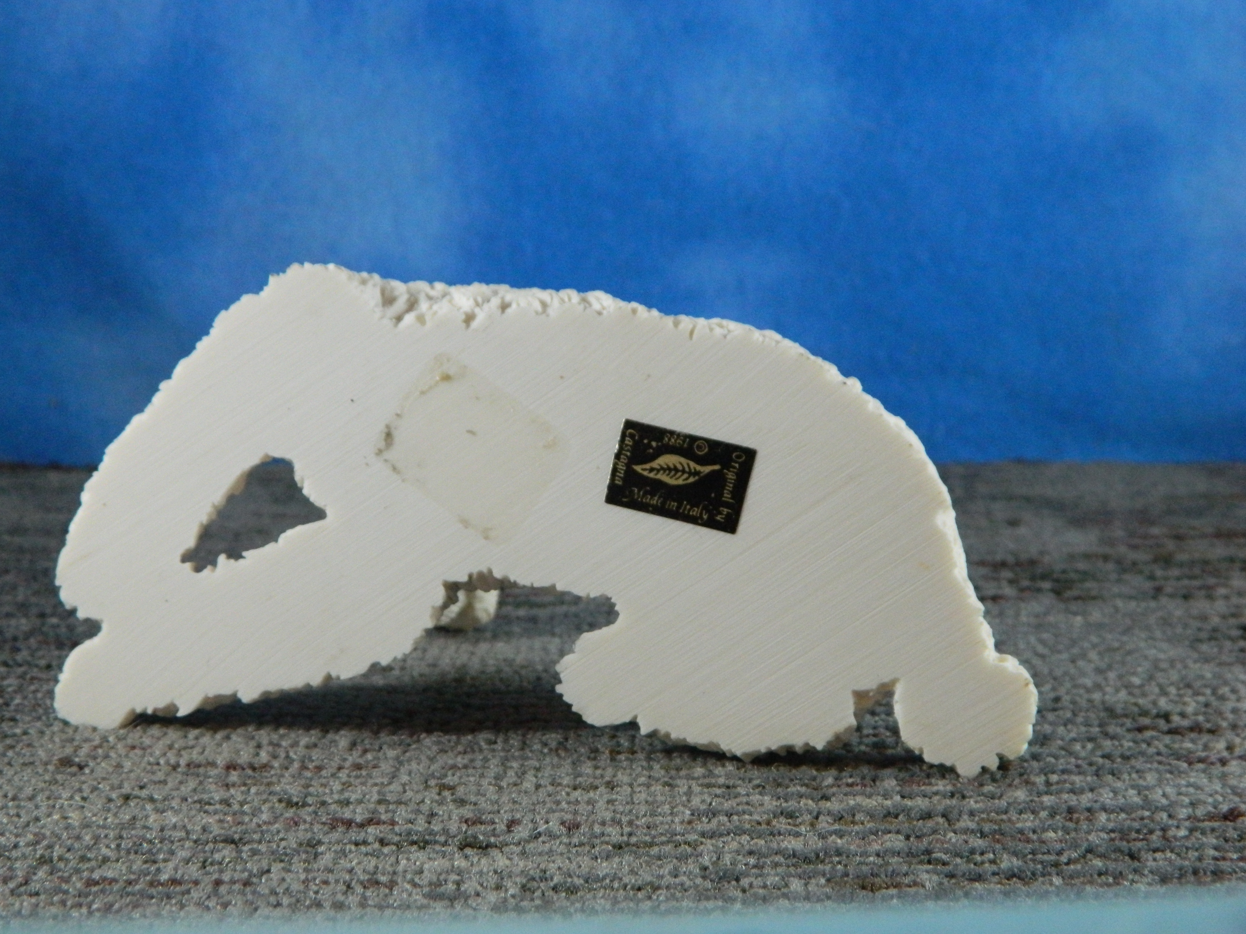 Castagna Italy Alabaster Resin White Poodle