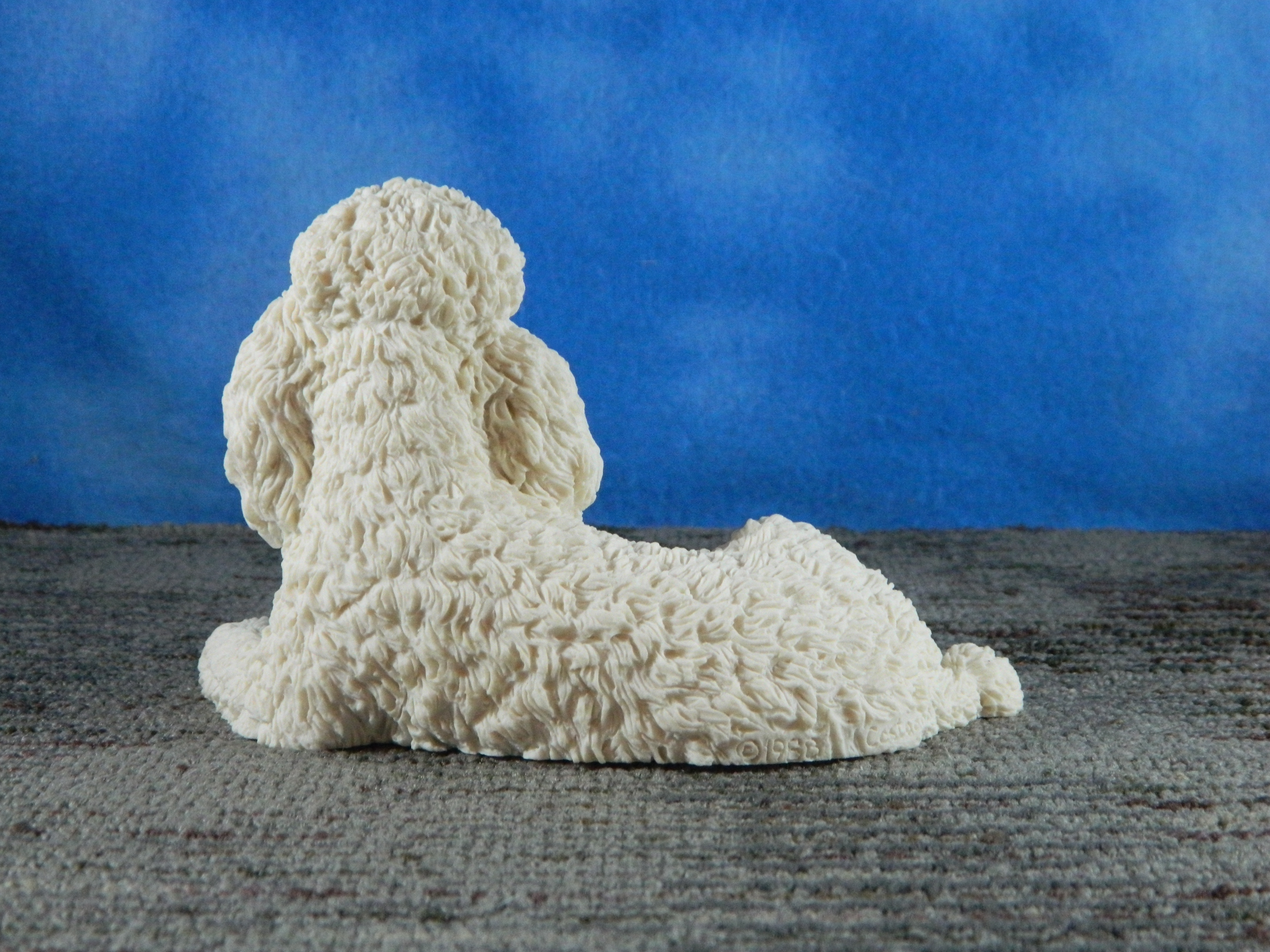 Castagna Italy Alabaster Resin White Poodle