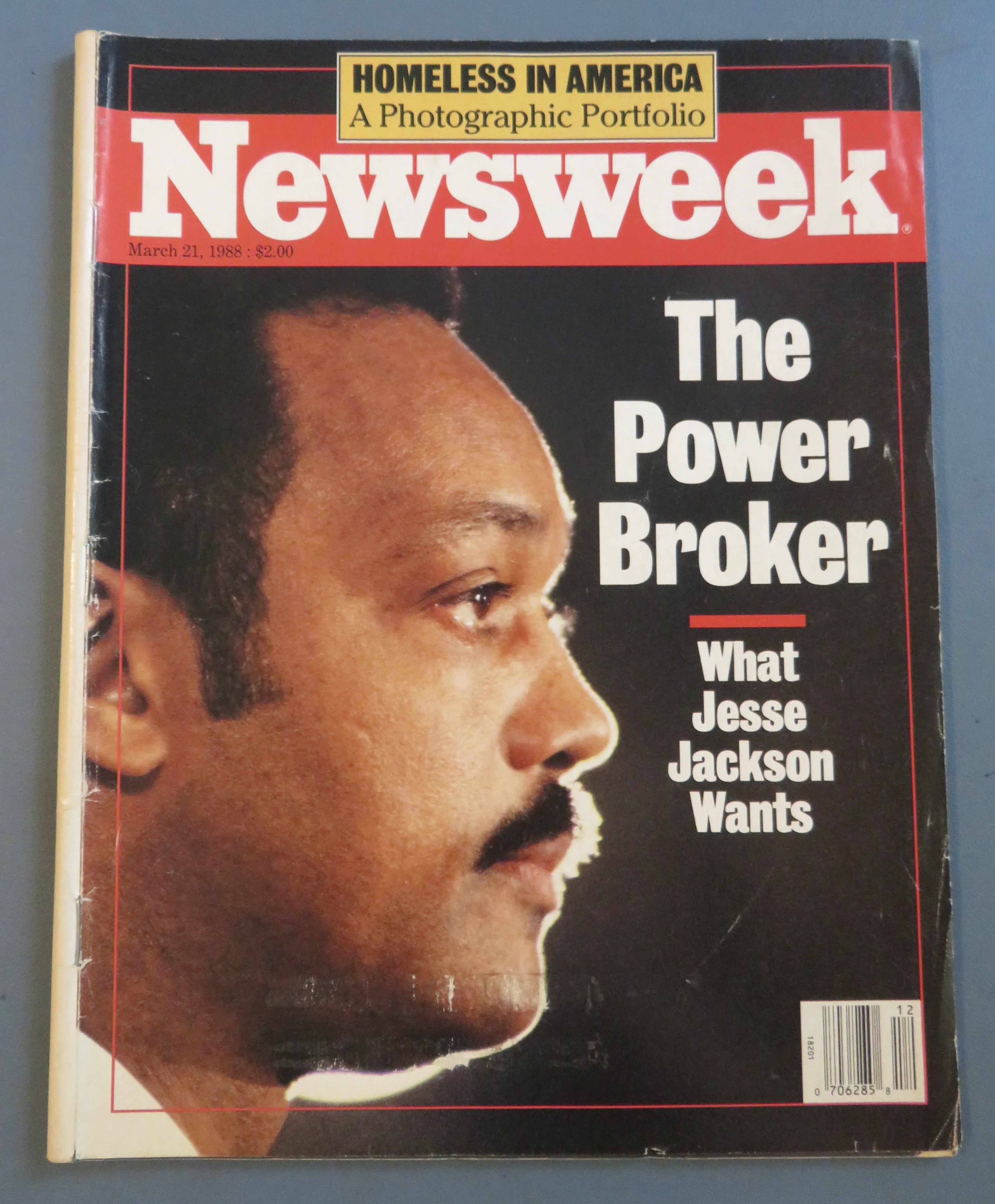 Newsweek Magazine March 21, 1988 Jesse Jackson