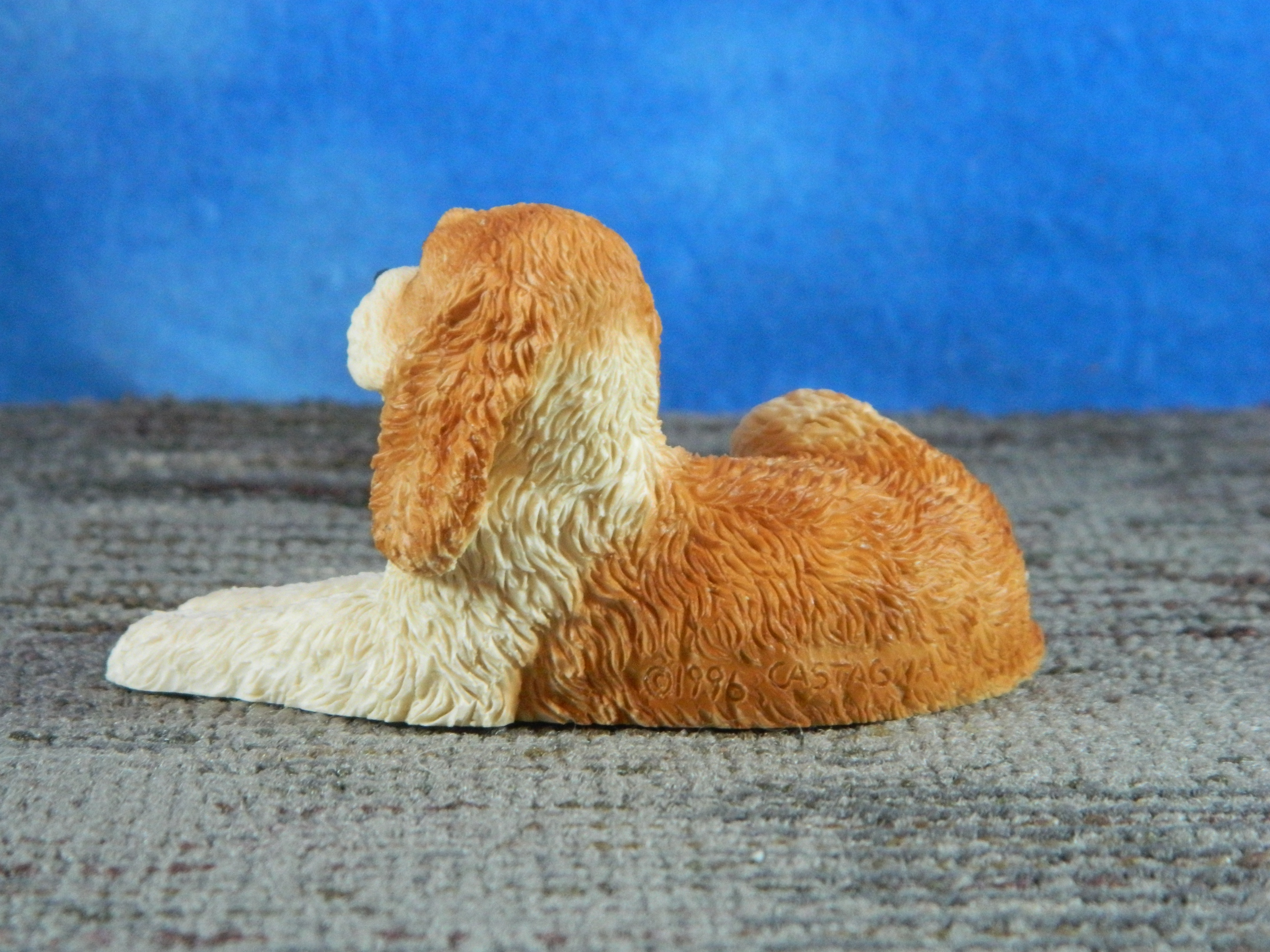 Castagna Italy Alabaster Resin Cocker Spaniel Puppy