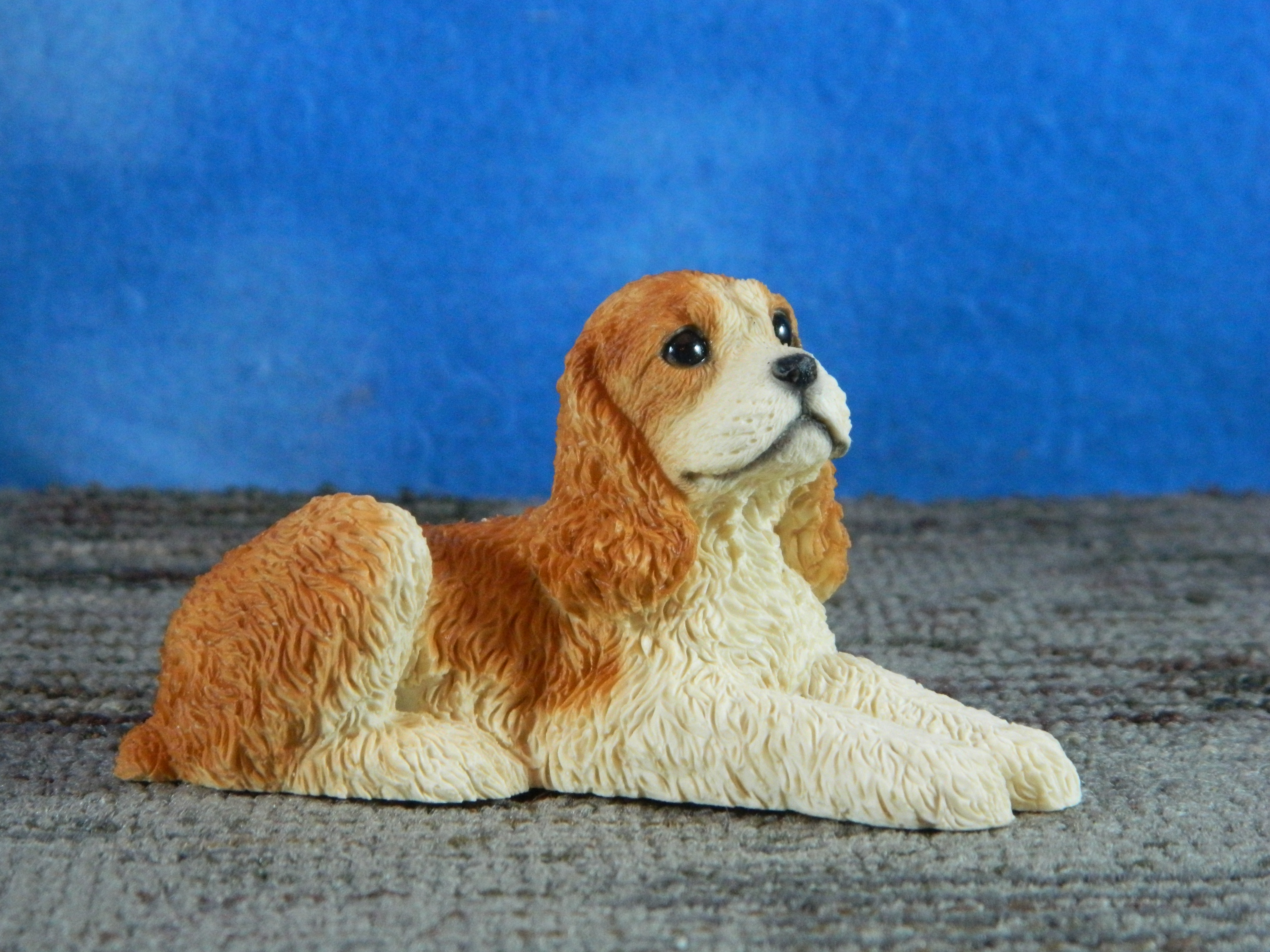 Castagna Italy Alabaster Resin Cocker Spaniel Puppy