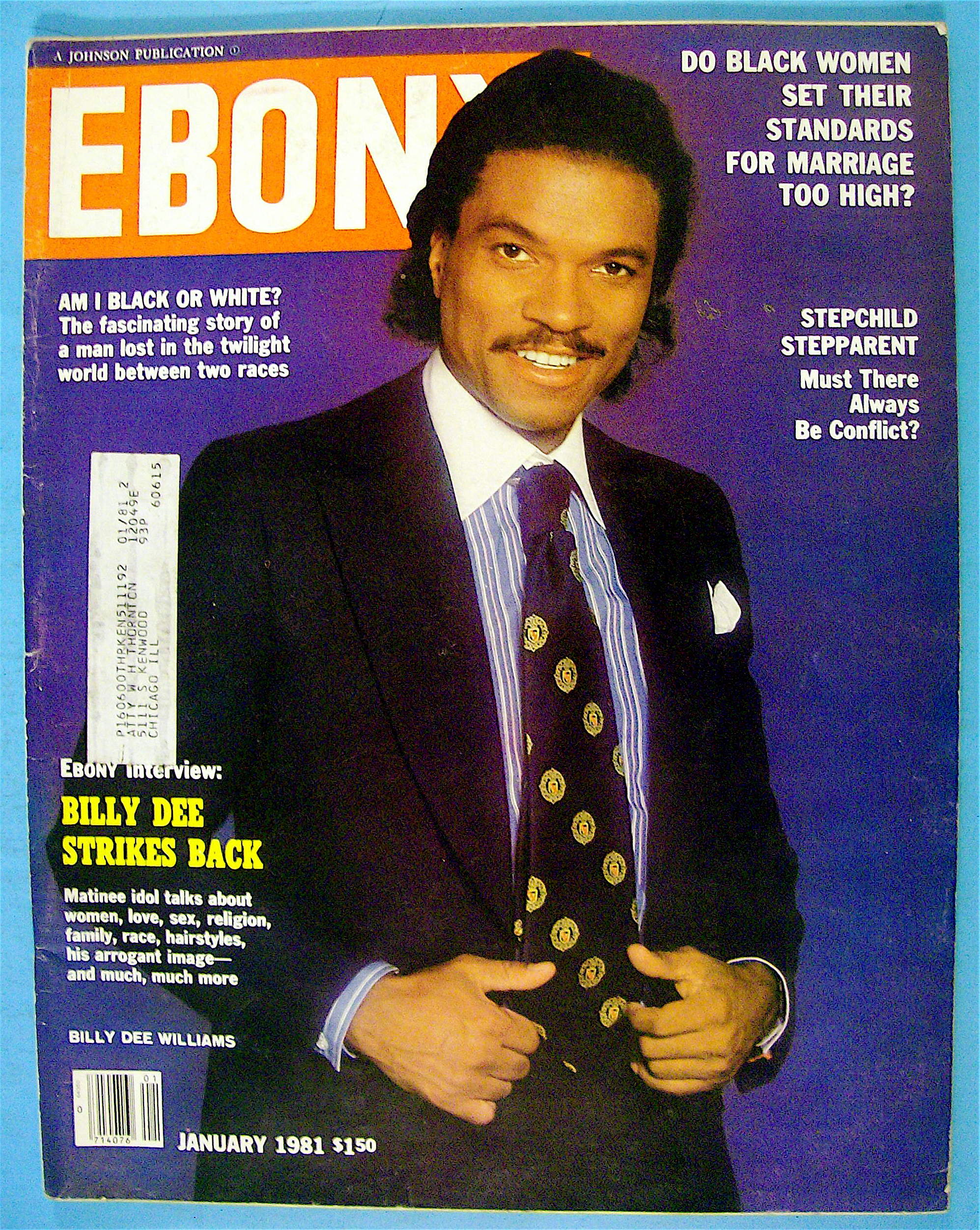Ebony Magazine January 1981 Billy Dee Williams