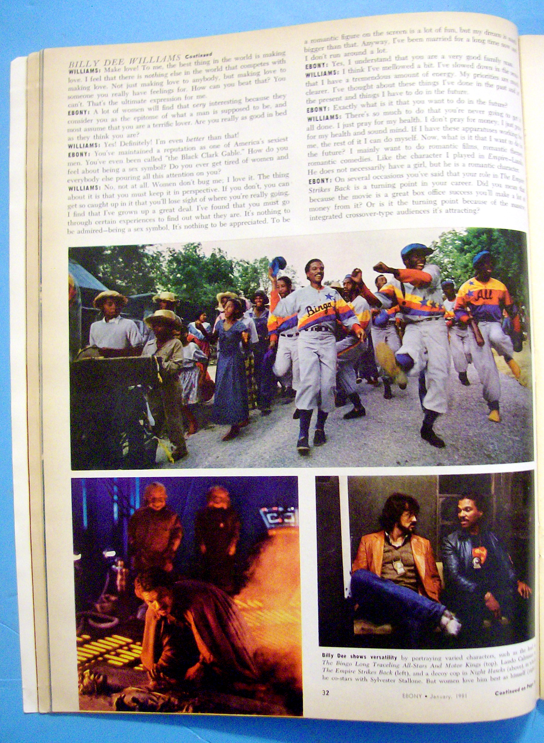 Ebony Magazine January 1981 Billy Dee Williams