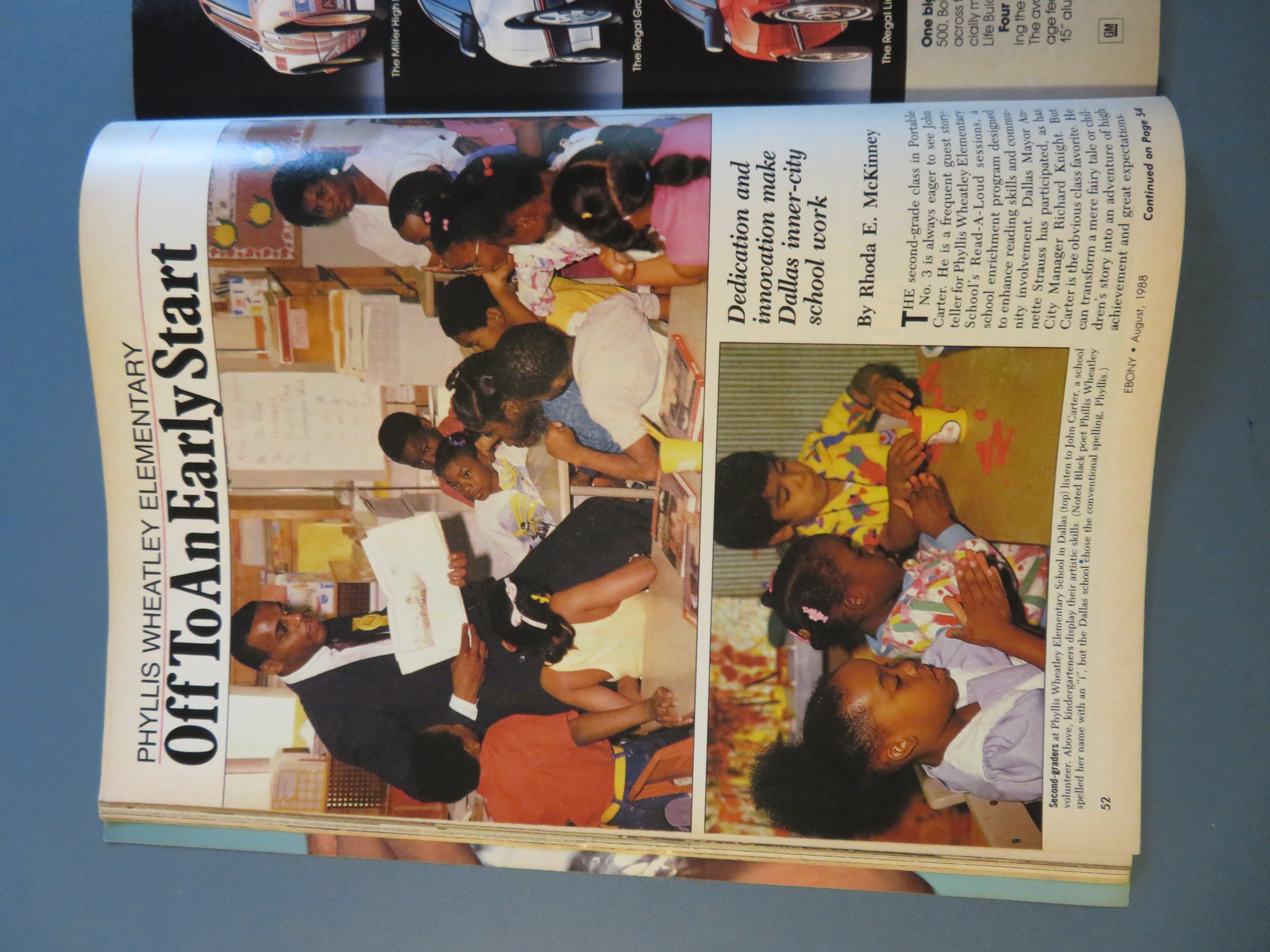 Ebony Magazine August 1988 Save The Children