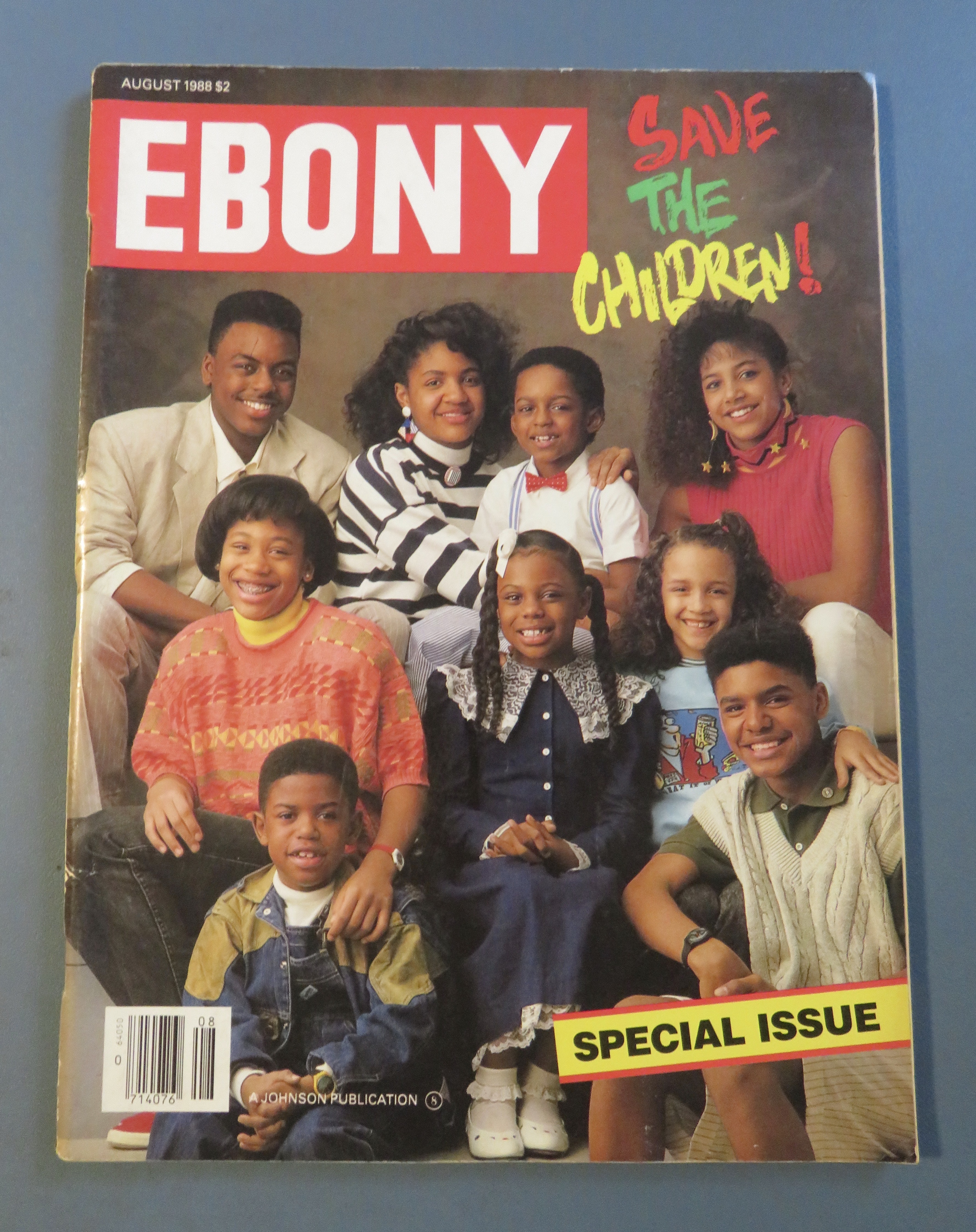 Ebony Magazine August 1988 Save The Children
