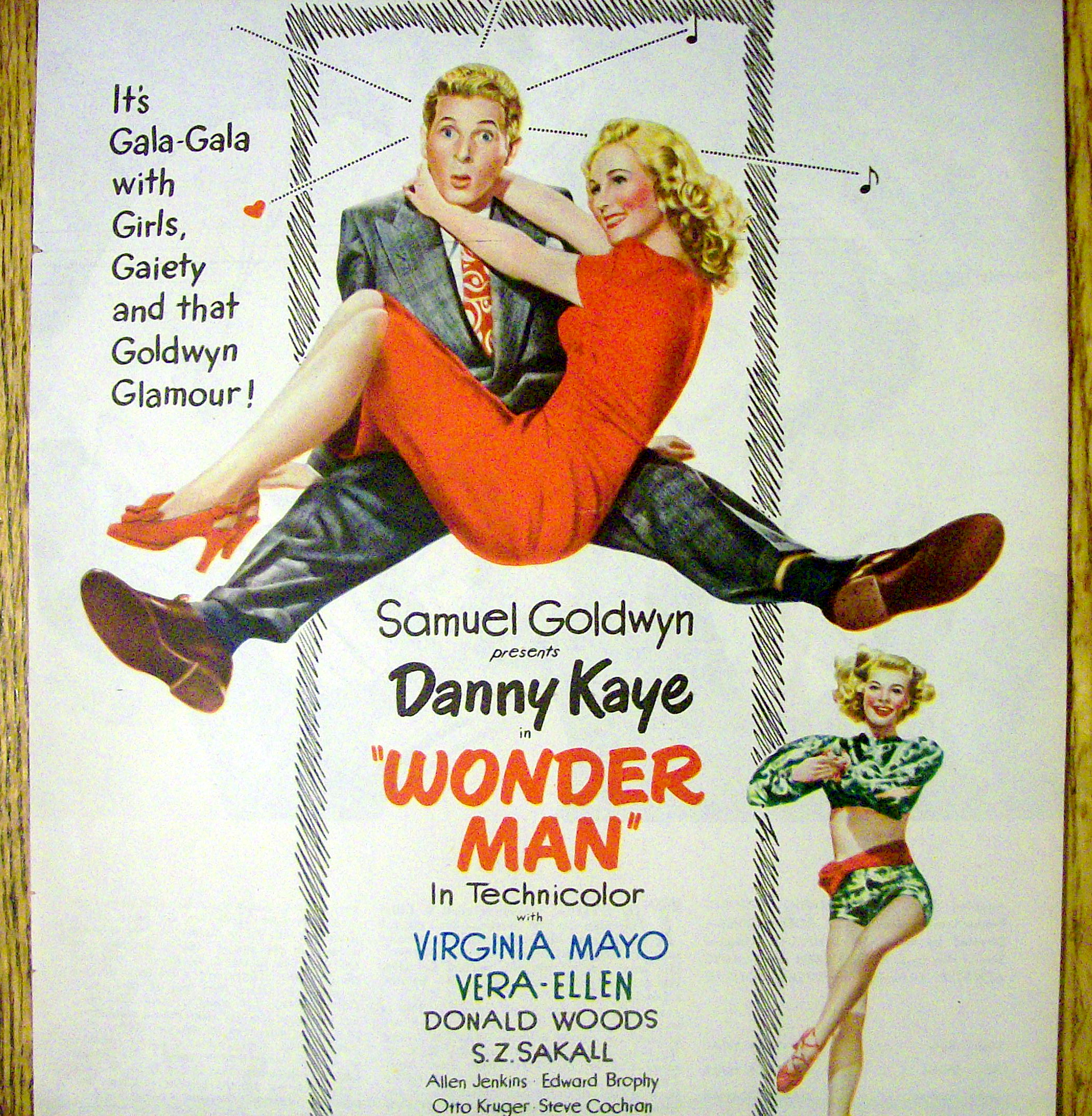 1945 Wonder Man with Danny Kaye & Virginia Mayo