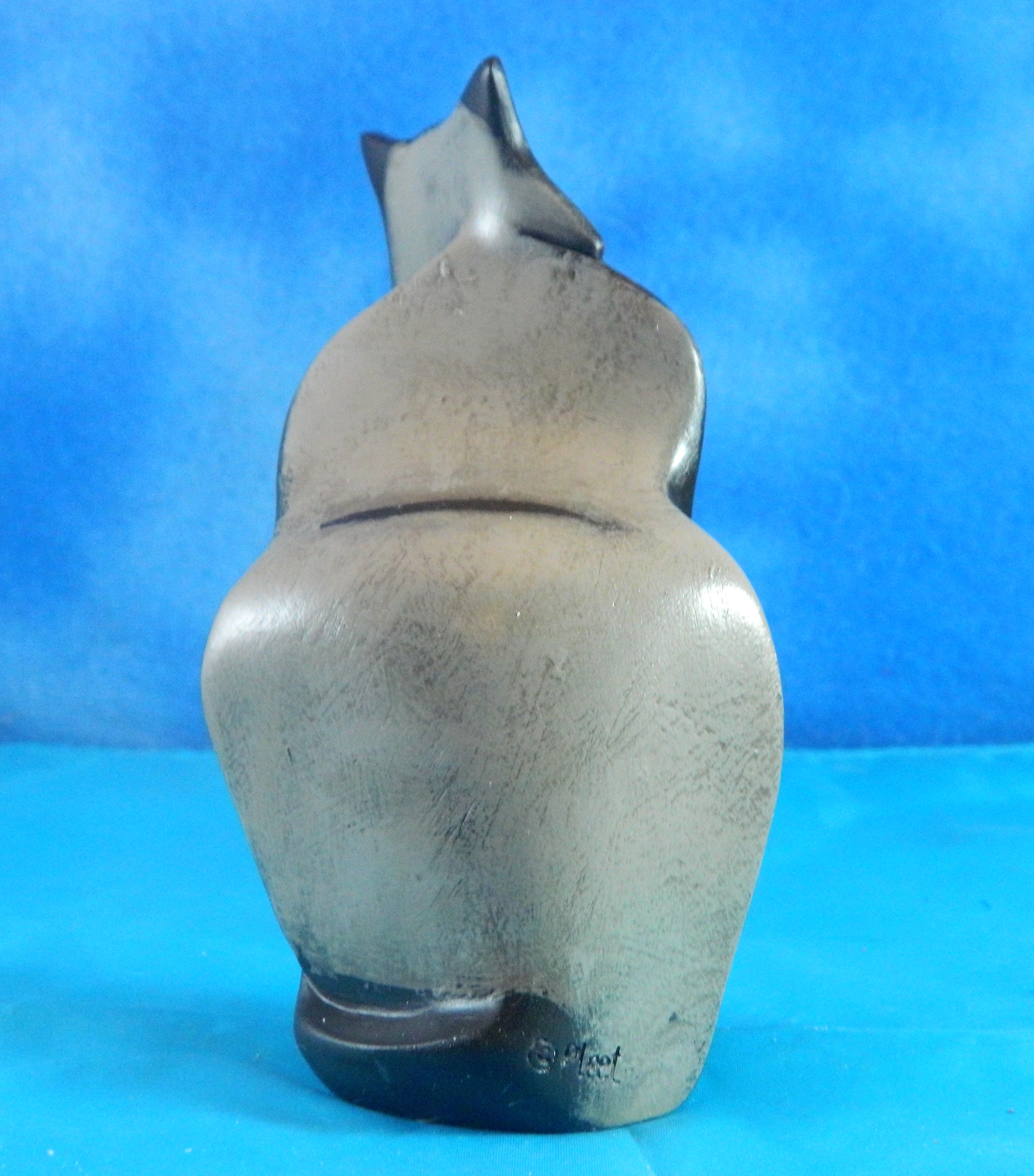 Linda Pleet Menagerie Angular Sitting Siamese Cat