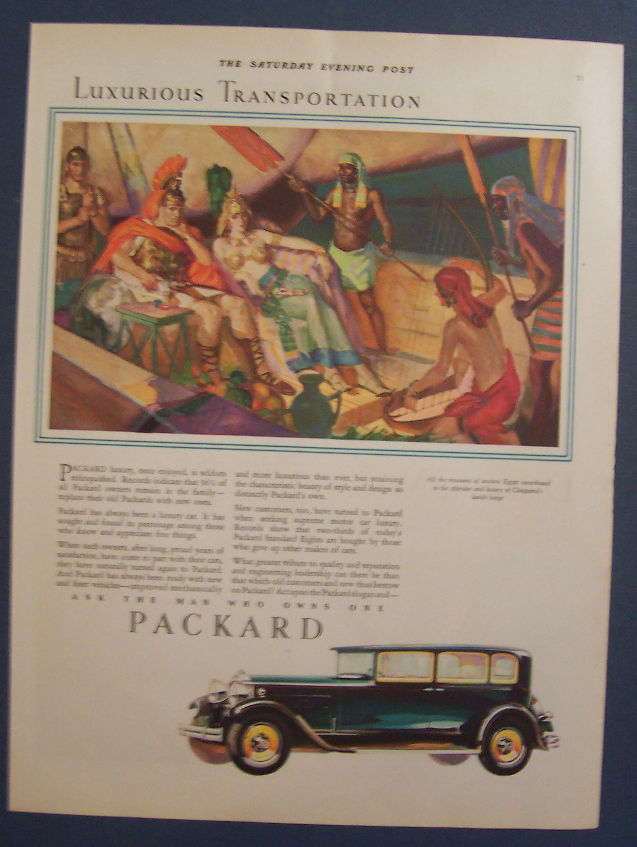 1929 Packard with Cleopatra's Lavish Barge
