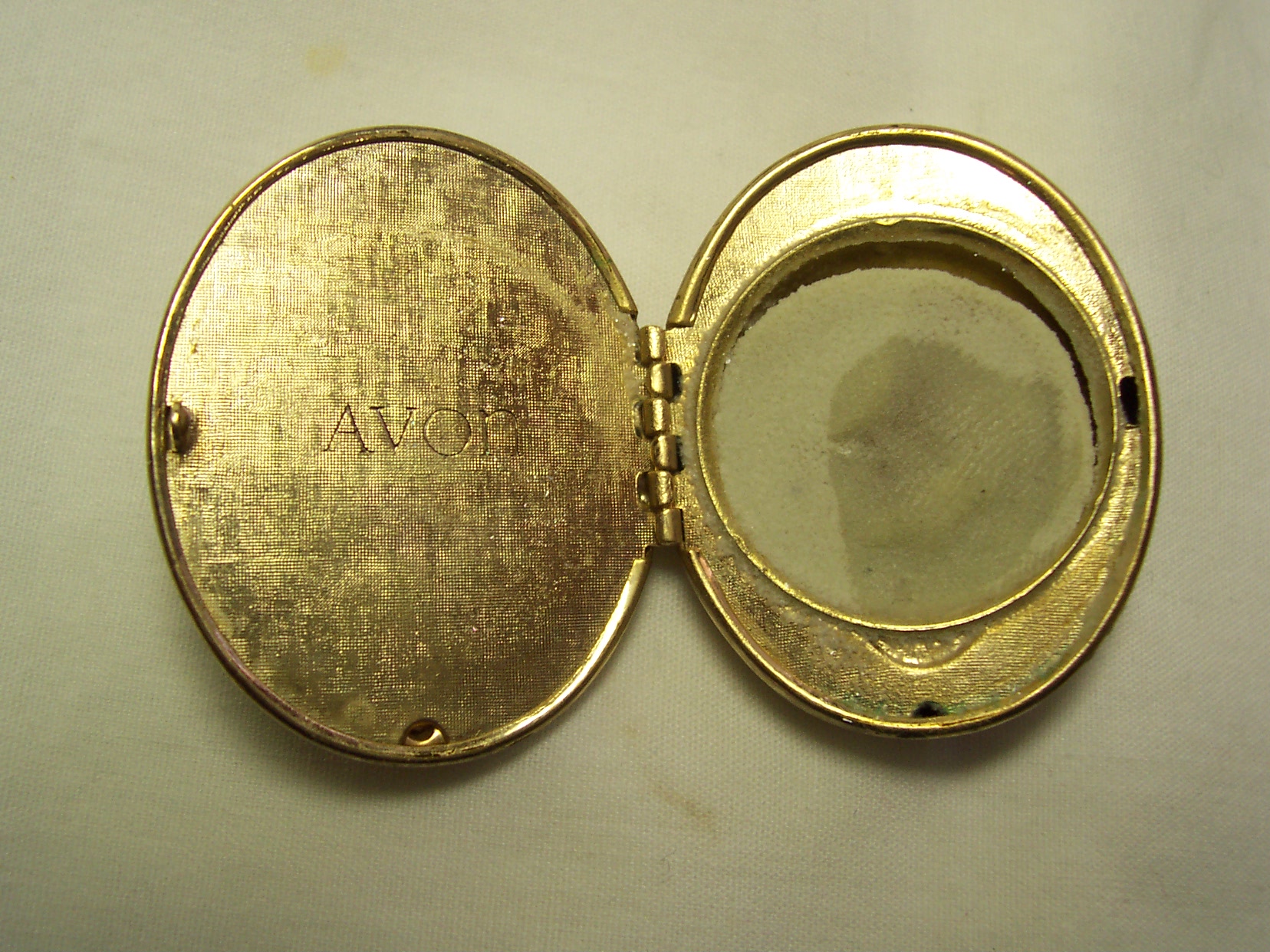 Avon Perfume Box Locket Pin Pendant