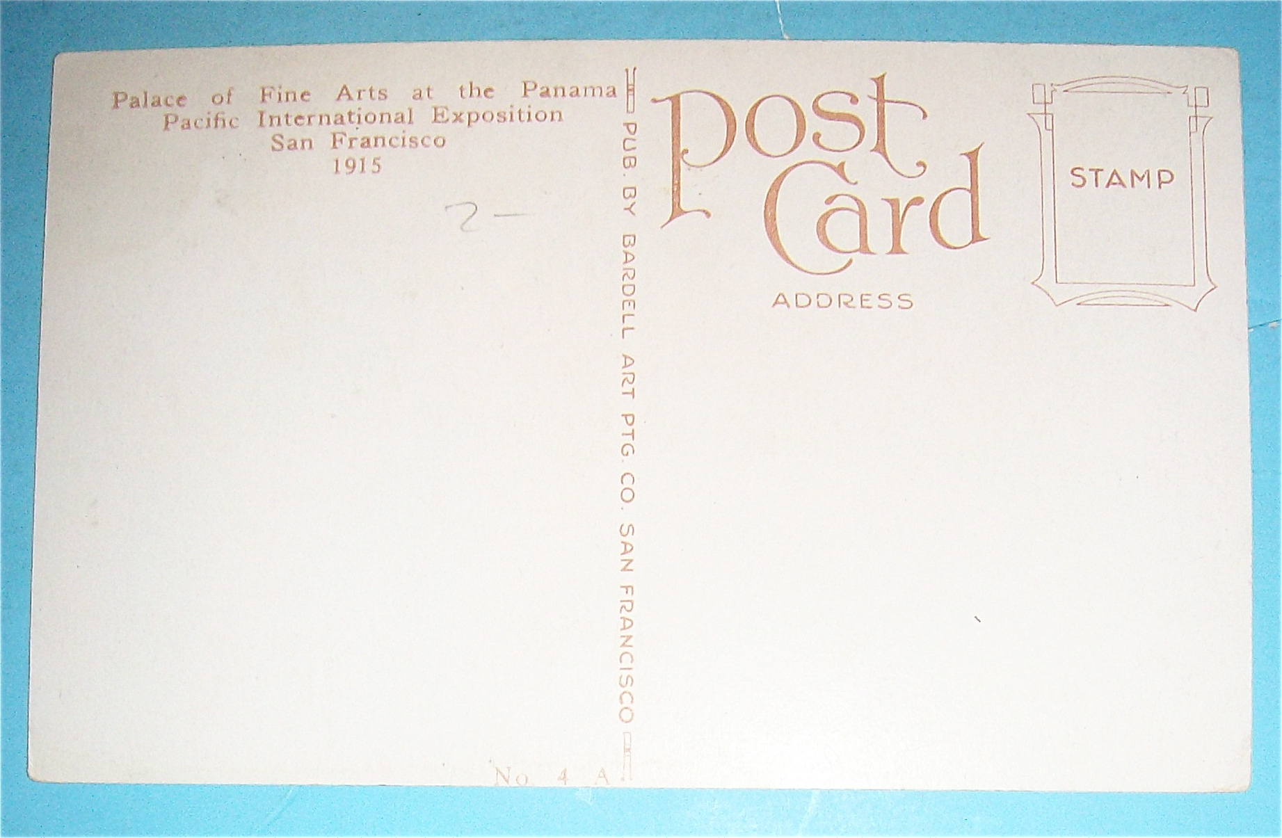 Palace Of Fine Arts Postcard-Panama Pacific Exposition