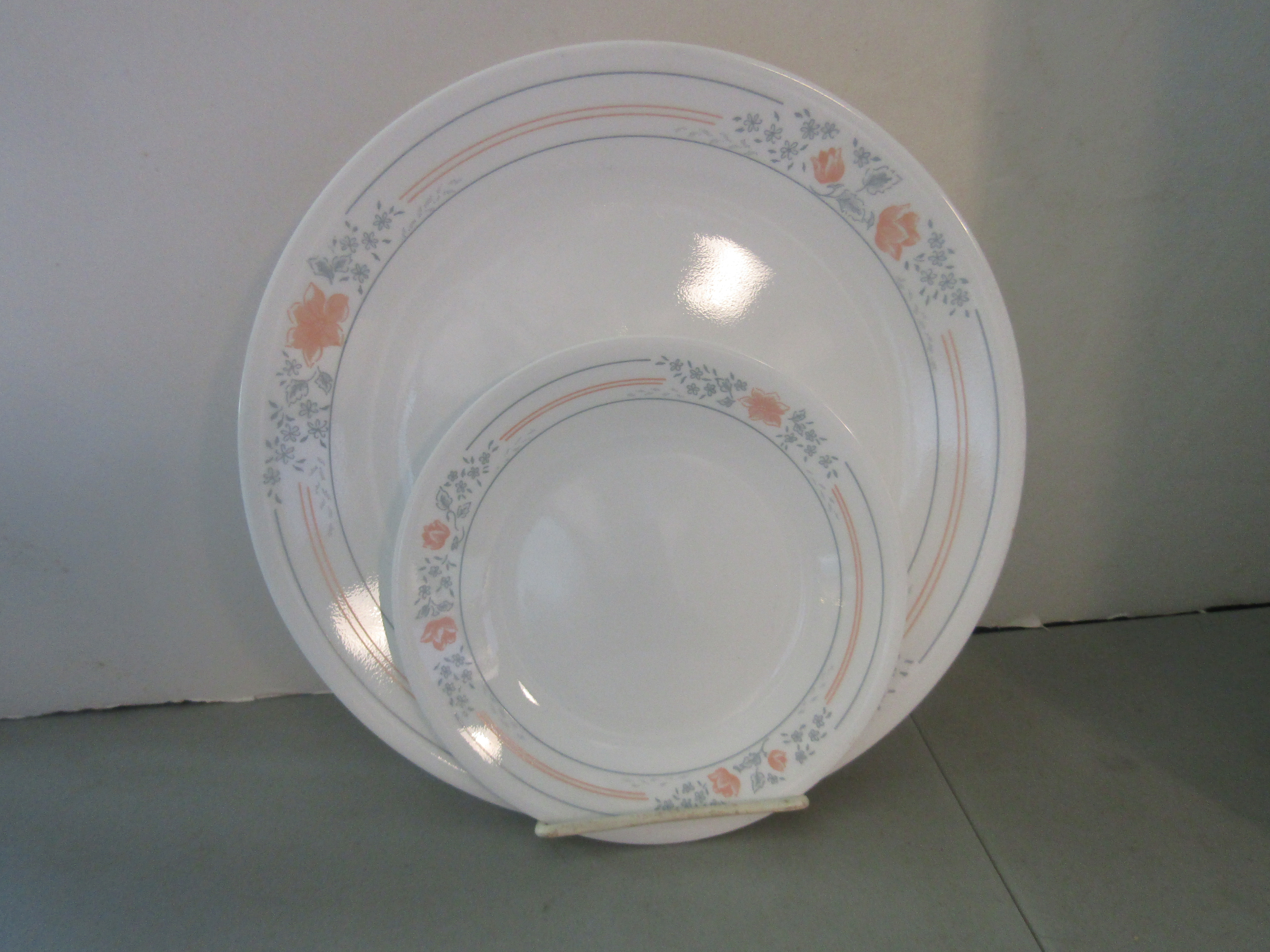 Corelle Apricot Grove Dinnerware 2-Piece Plate Set