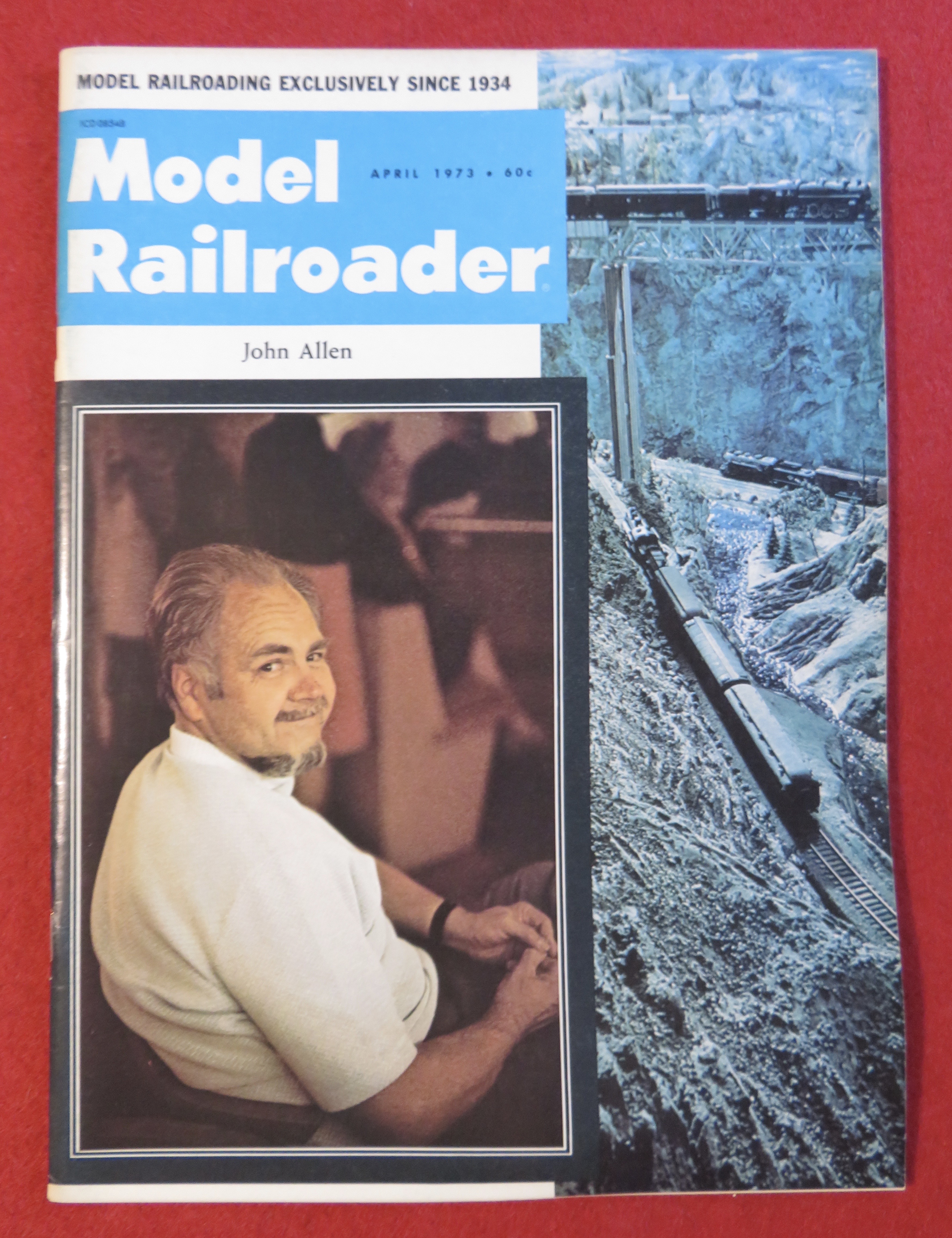 Model Railroader Magazine April 1973 John Allen