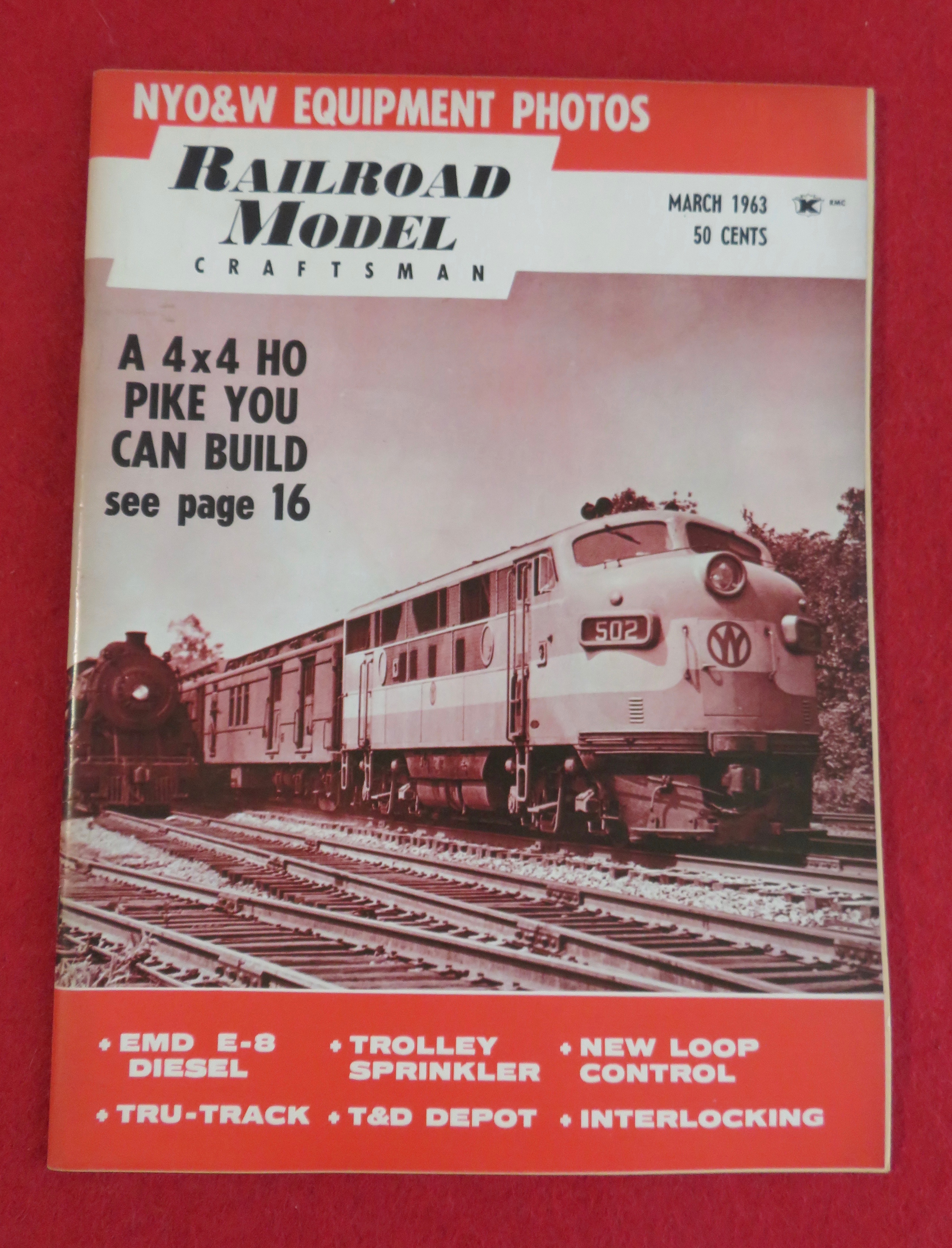 Railroad Model Craftsman Magazine March 1963