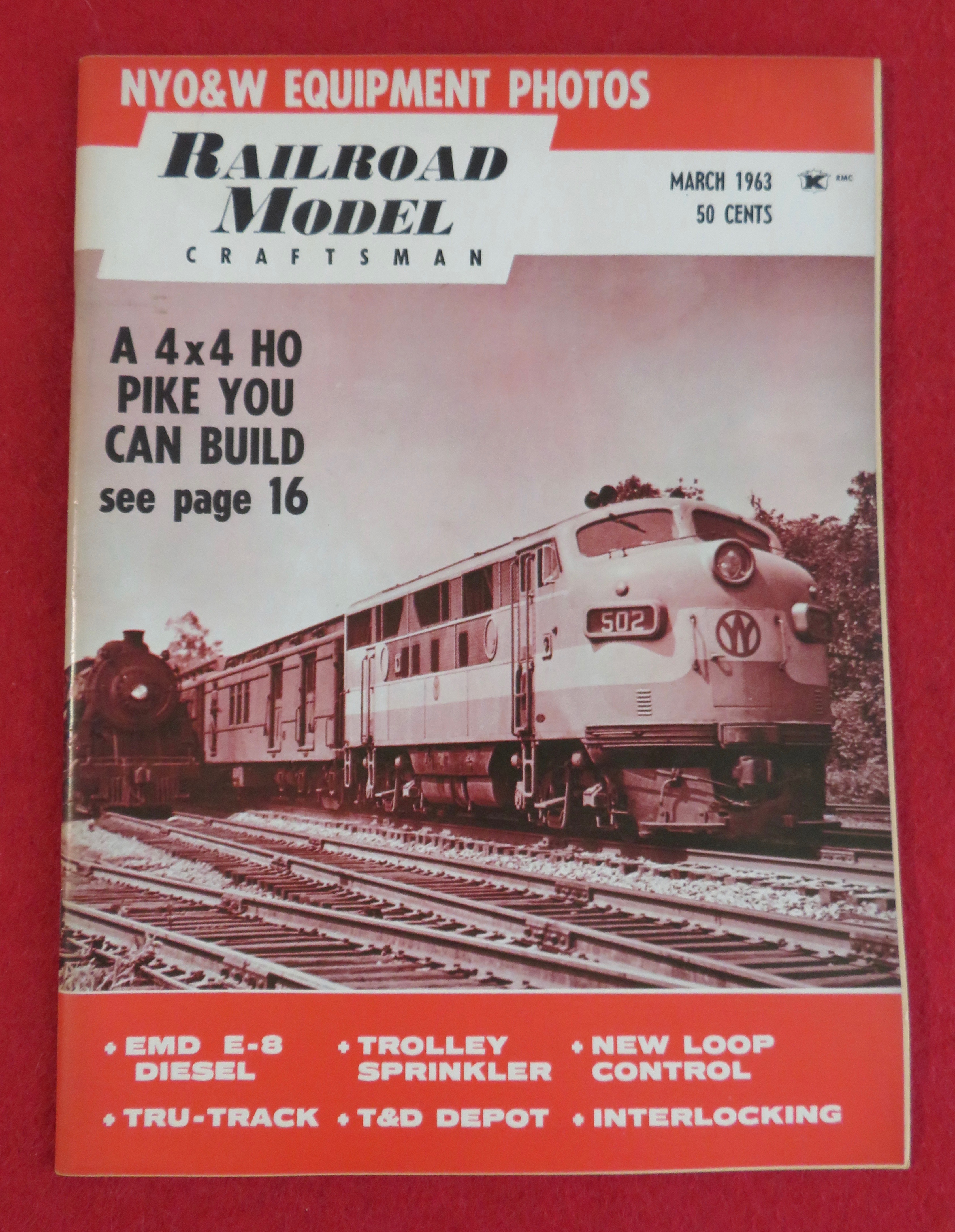 Railroad Model Craftsman Magazine March 1963