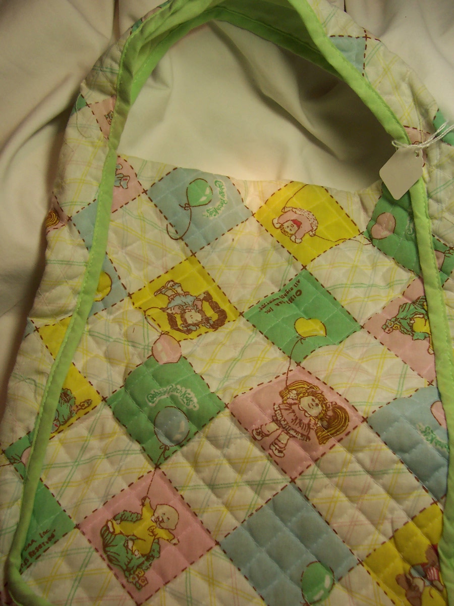 Cabbage Patch Doll Carry Case 1984 Cloth Bag
