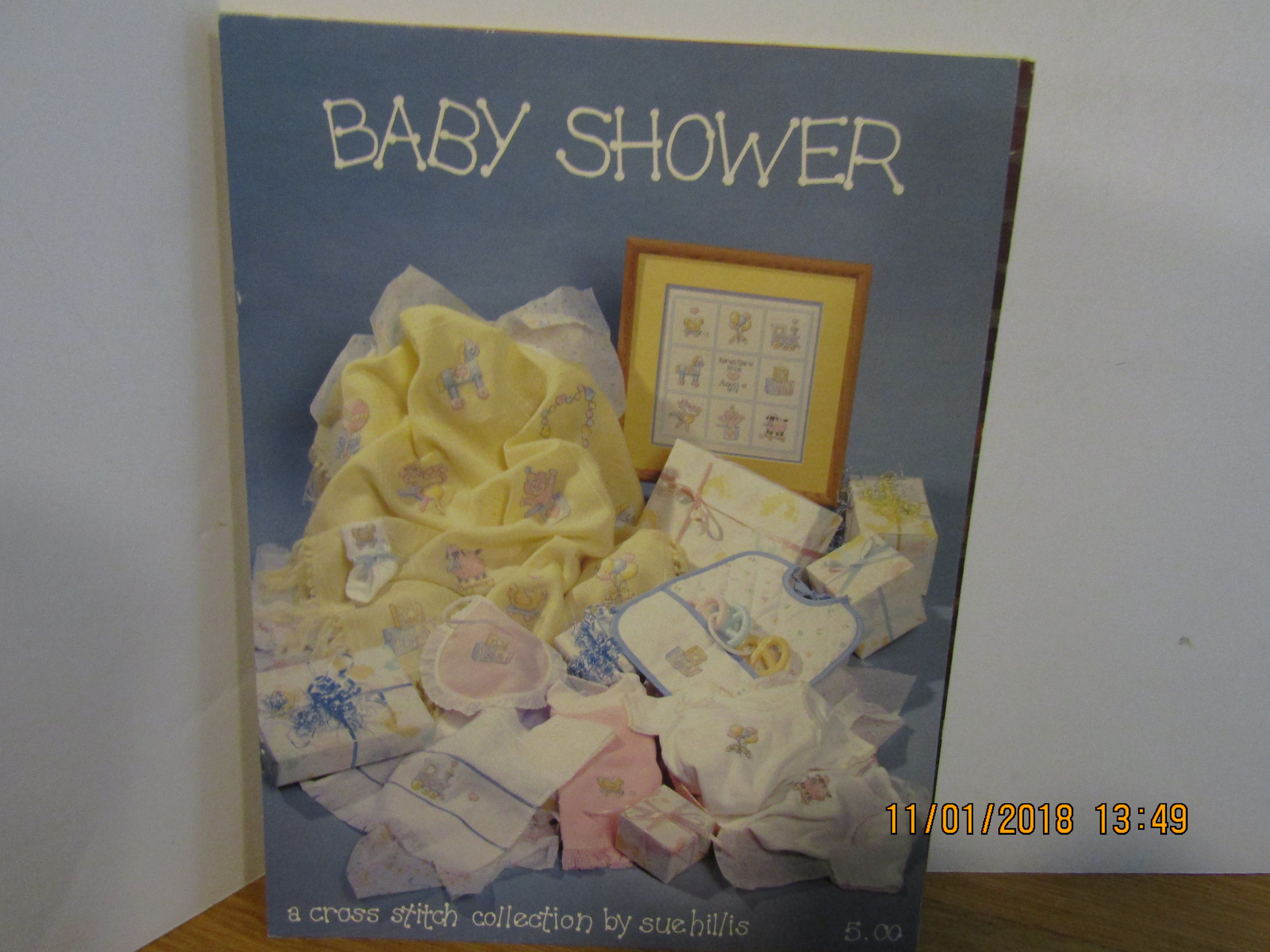 Sue Hills Cross Stitch Book Baby Shower #5